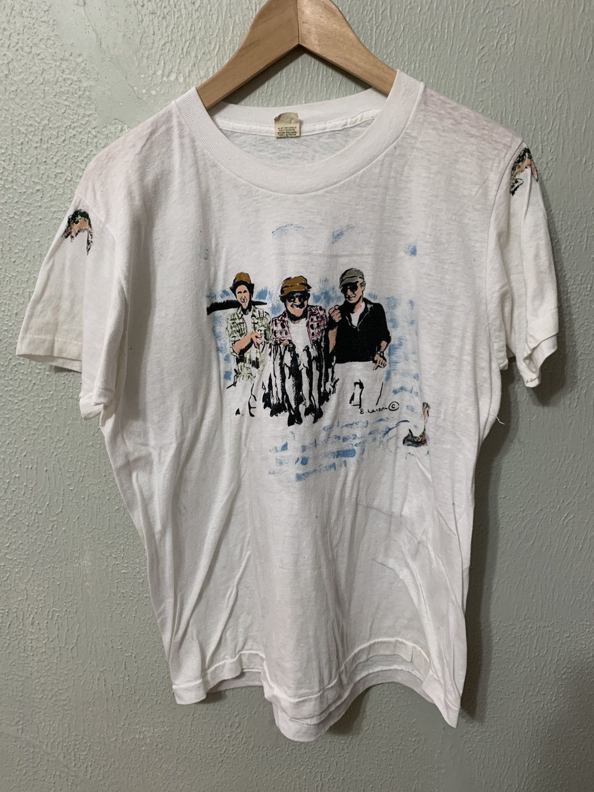 Other Vintage Fishing Adventure Mural Art Tee Size US L / EU 52-54 / 3 - 2 Thumbnail