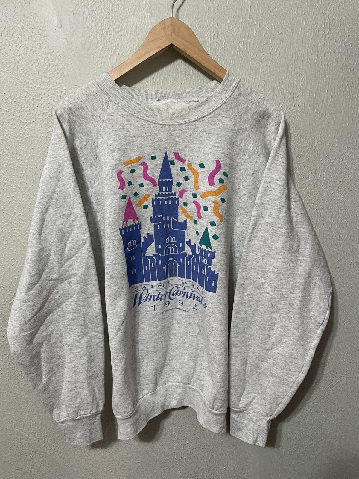 Vintage Vintage Crewneck 1992 St Paul Carnival Vintage Sweatshirt Size US M / EU 48-50 / 2 - 2 Thumbnail