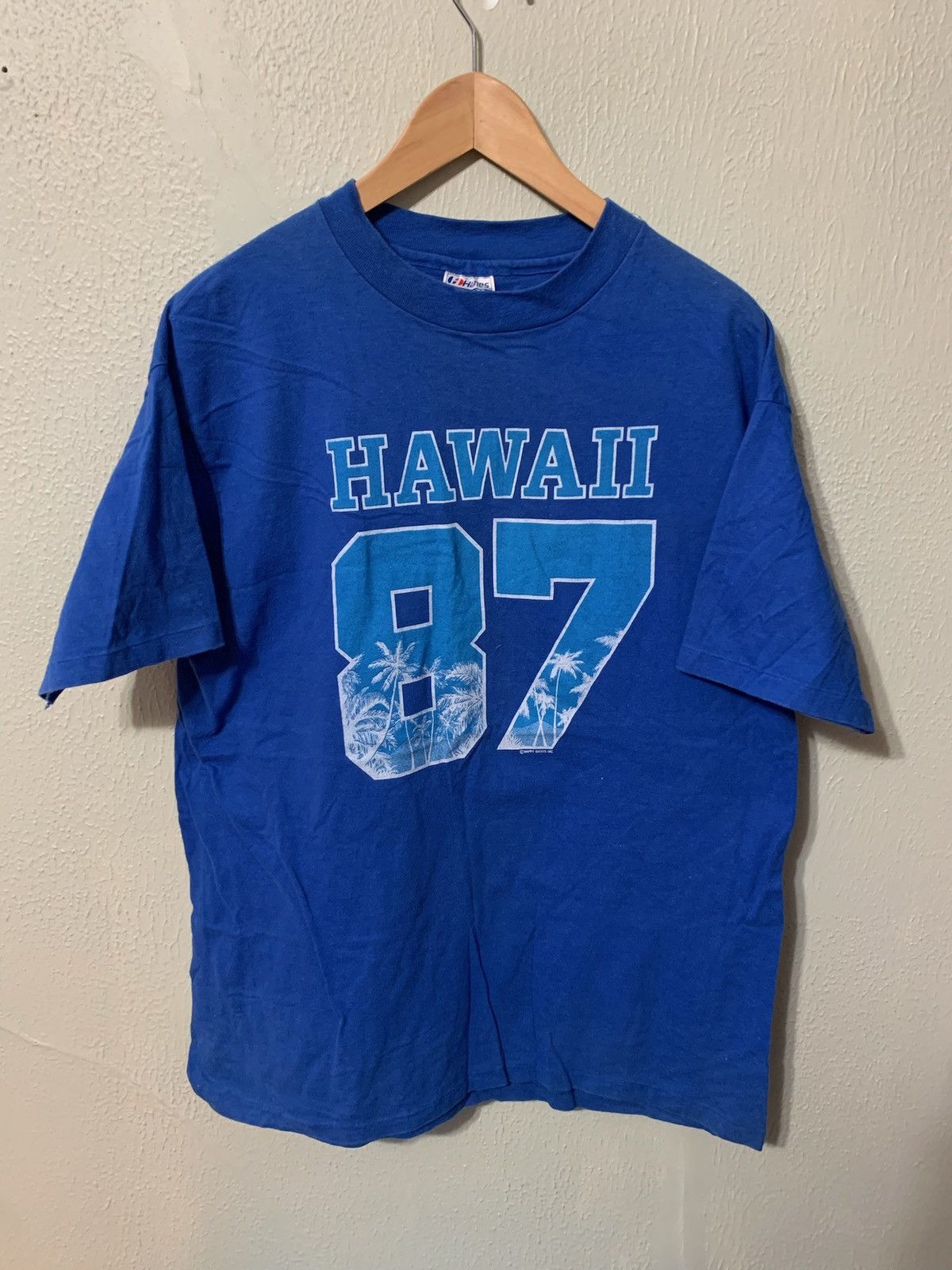 Vintage Vintage Hawaii 87 Tee Size US XL / EU 56 / 4 - 3 Thumbnail