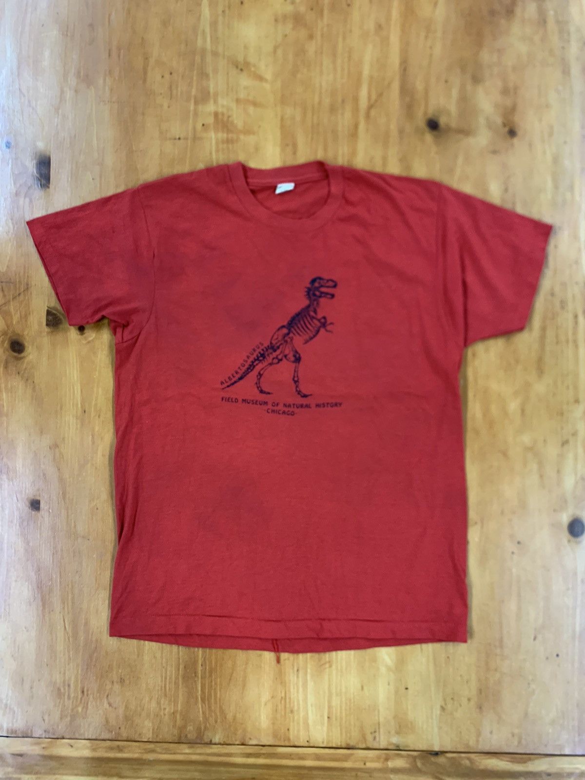 Vintage Vintage 1980s Chicago Museum T-Rex Tee Size US L / EU 52-54 / 3 - 7 Thumbnail