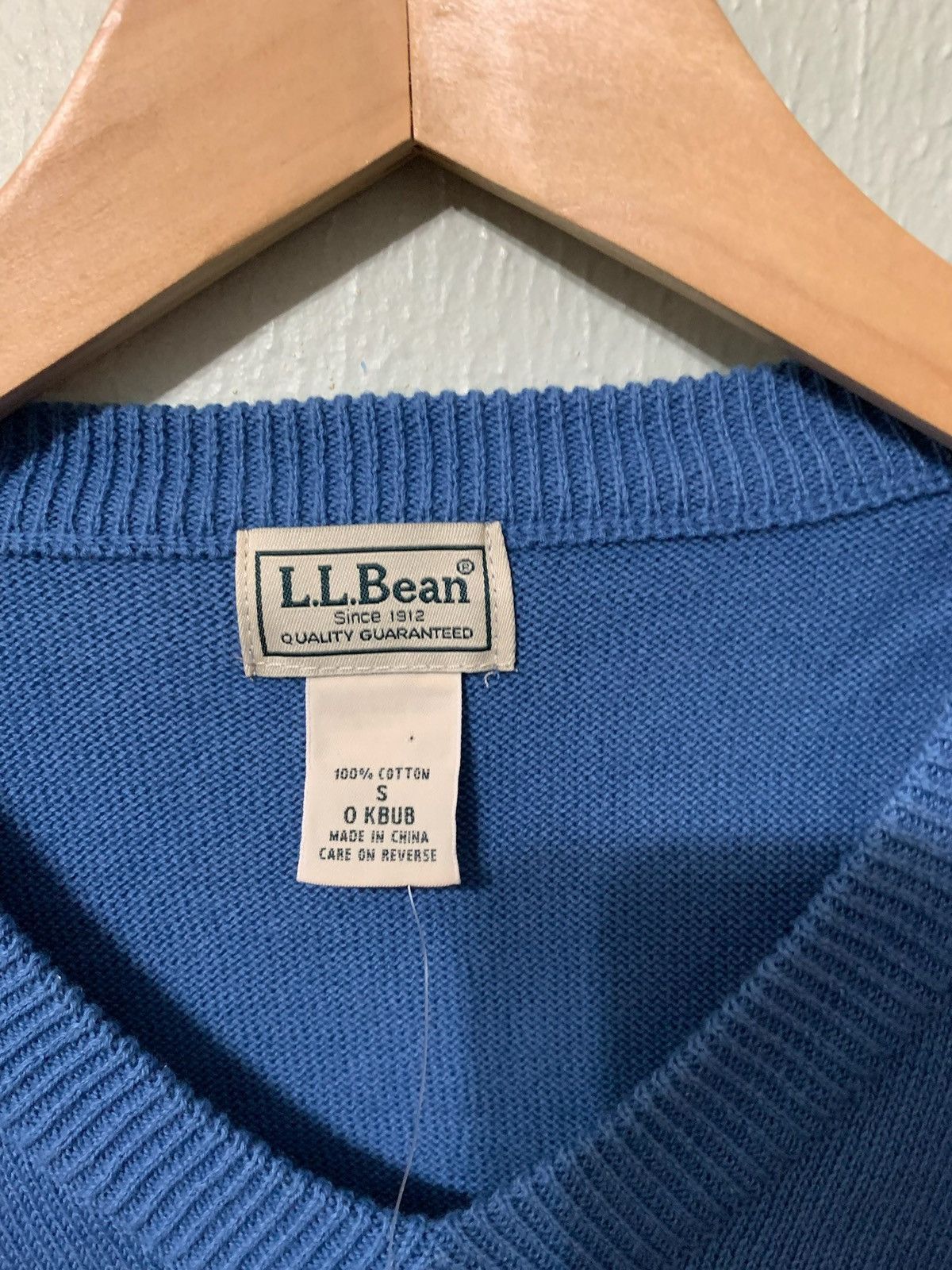 Other Vintage LL Bean V-Neck Knit Sweater Size US S / EU 44-46 / 1 - 2 Thumbnail