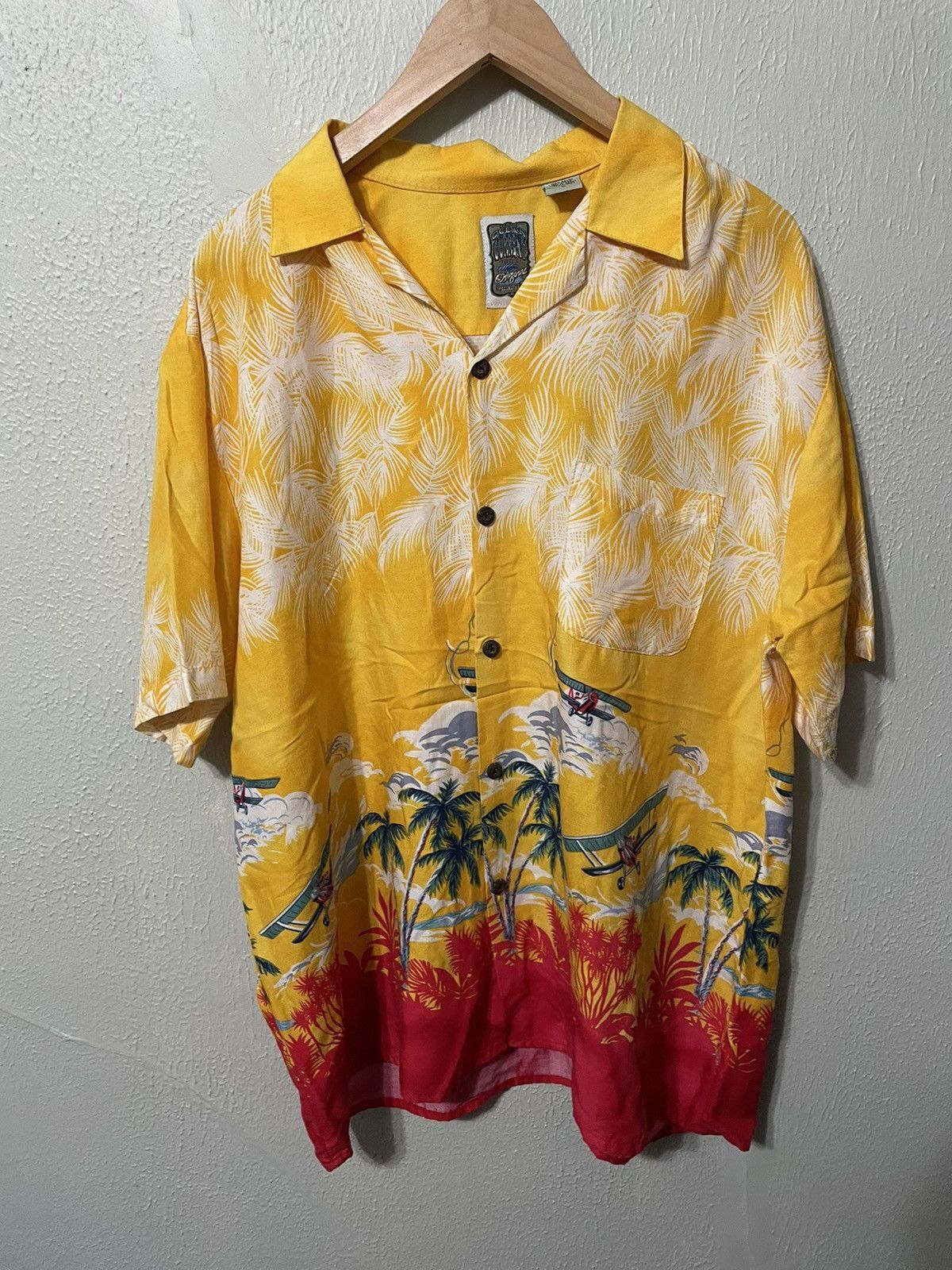 Vintage Vintage Tequila Sunrise Biplane Shirt Size US L / EU 52-54 / 3 - 3 Thumbnail