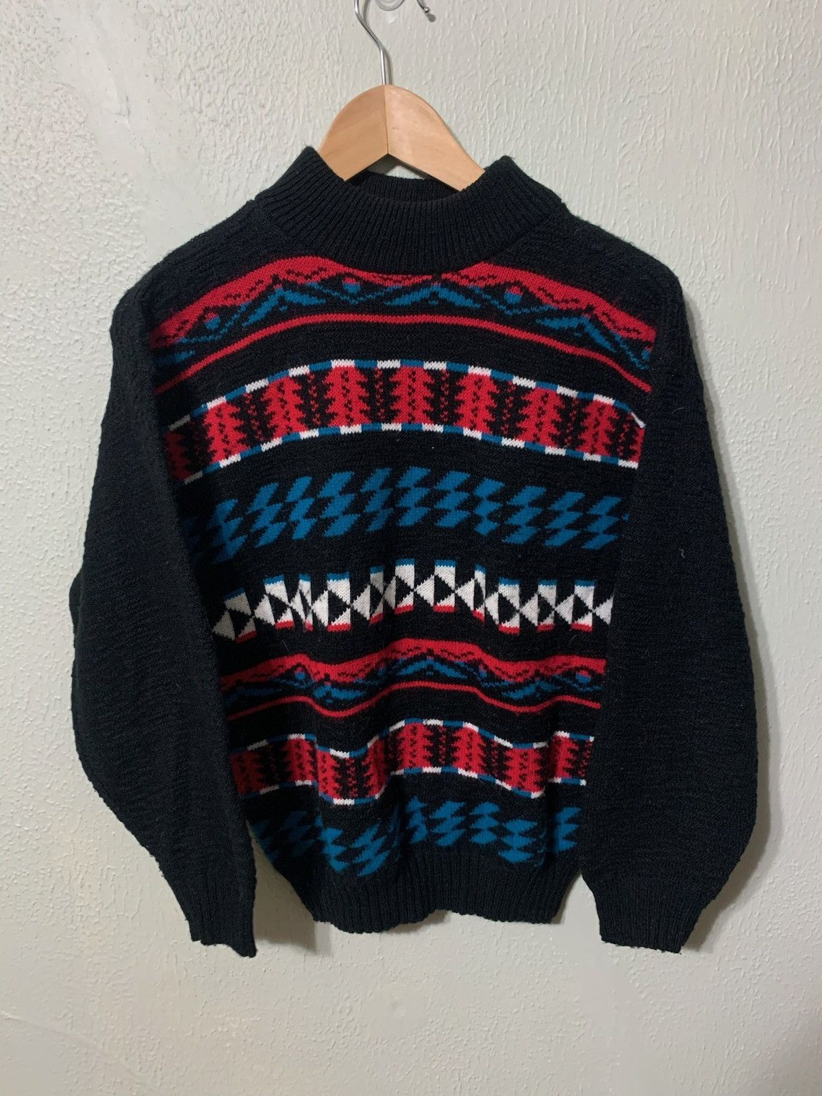 Vintage Vintage Ski Aztec Knit Sweater Size US S / EU 44-46 / 1 - 2 Thumbnail