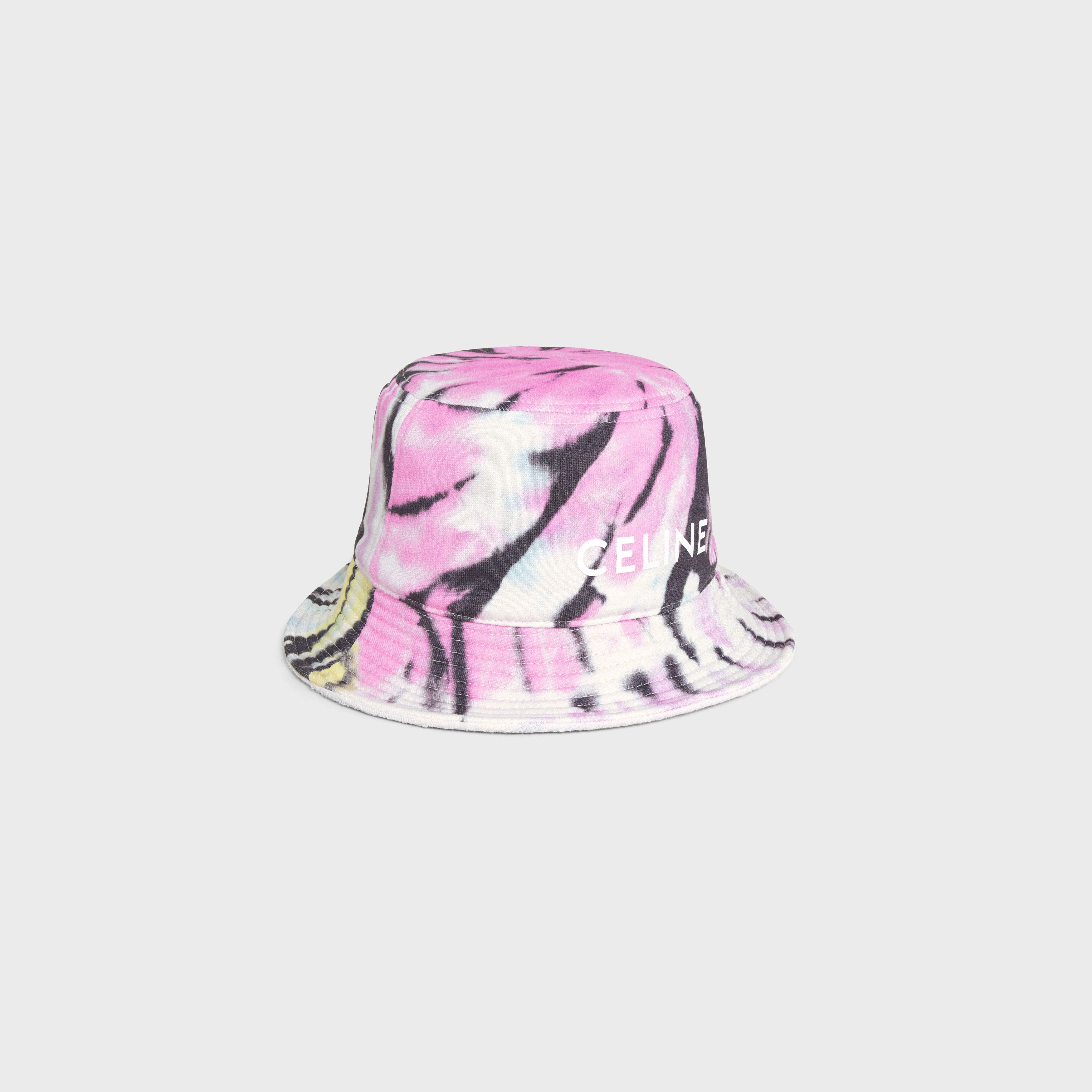 Celine Bucket Hat in Cotton Fleece Multicolor Pastel Size ONE SIZE - 2 Thumbnail