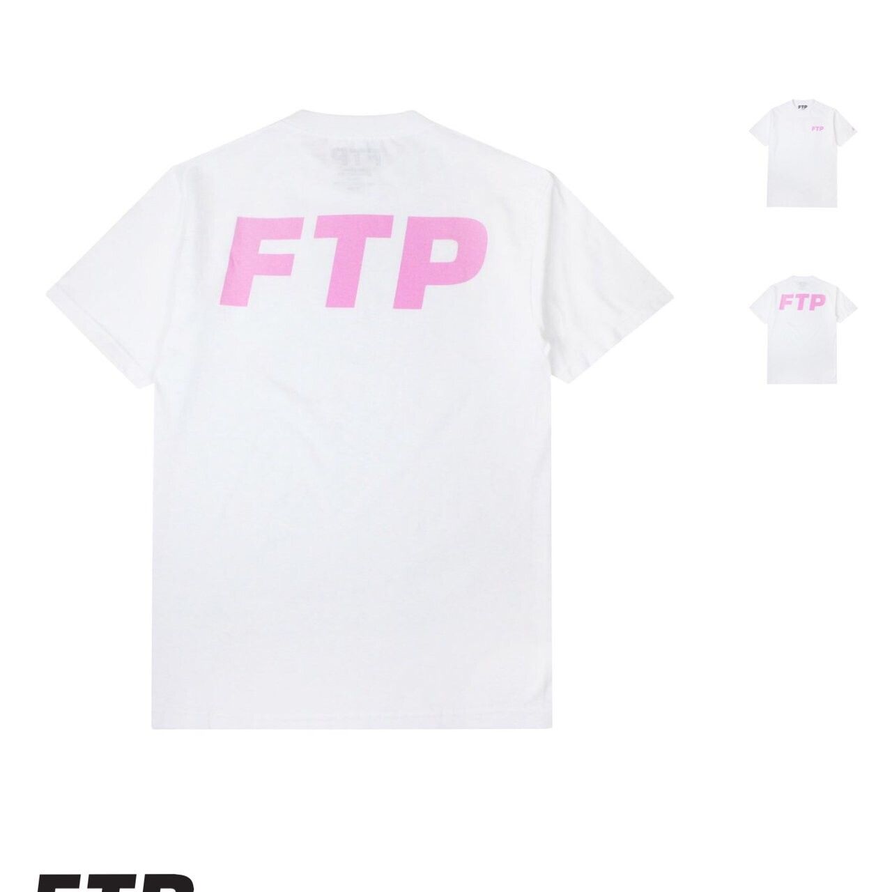 Fuck The Population FTP Breast Cancer Logo Tee | Grailed