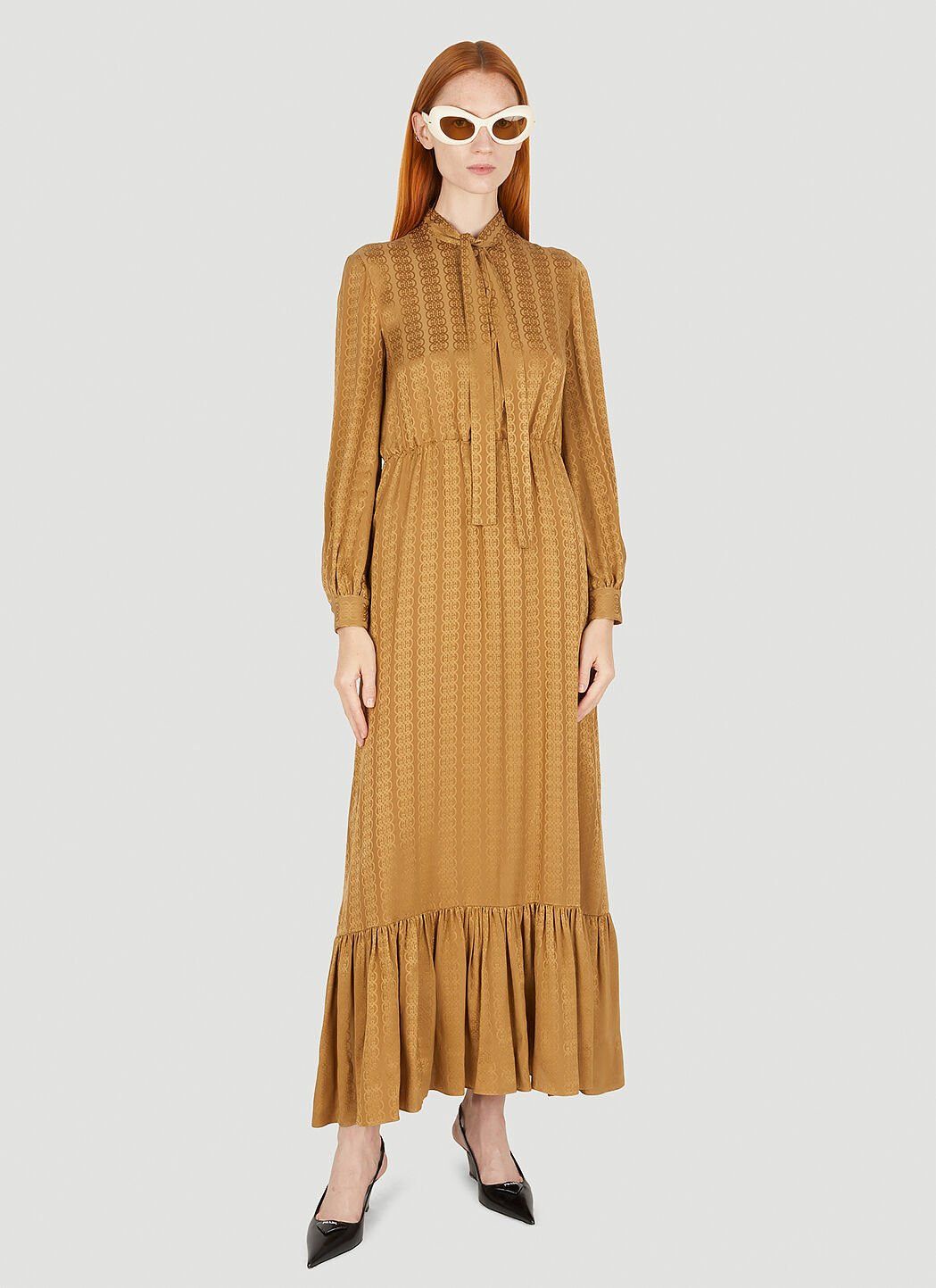 Gucci GG Jacquard Dress Size XS / US 0-2 / IT 36-38 - 2 Thumbnail
