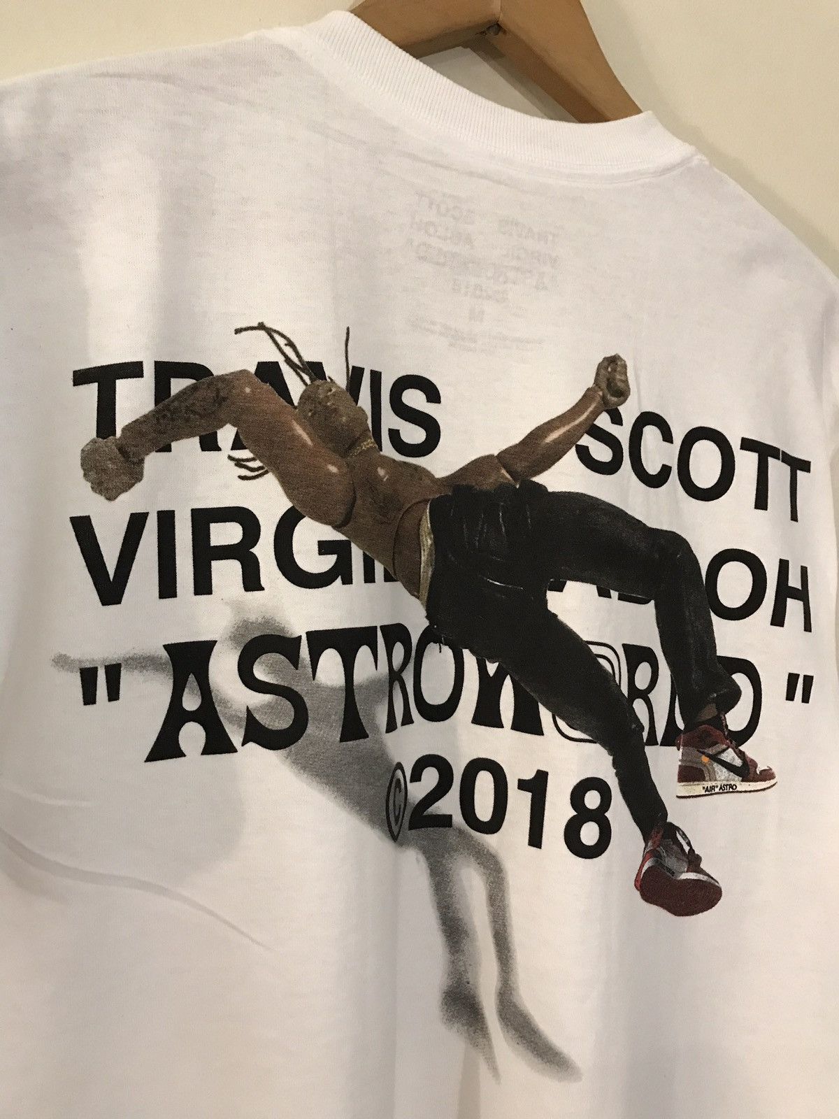 Travis Scott Astroworld c o Virgil Abloh By A Thread NYC Exclusive Tee Grailed