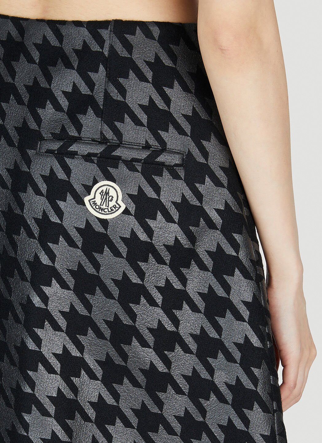 Moncler Houndstooth Mini Skirt Size 27" / US 4 / IT 40 - 5 Thumbnail