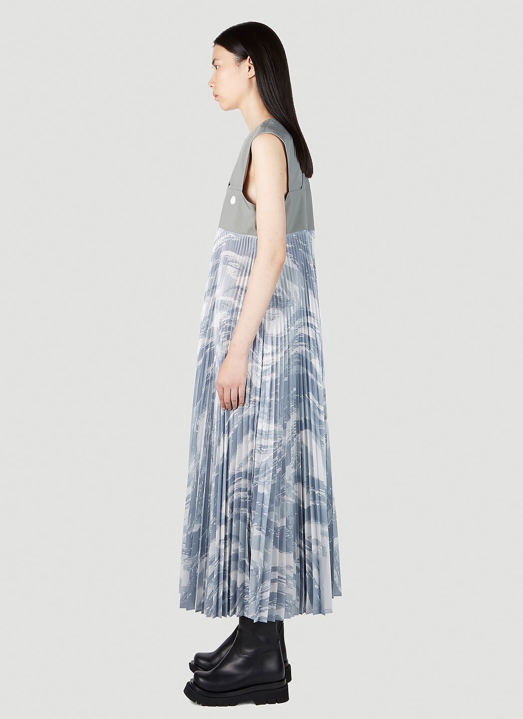 Moncler Pleated Dress Size S / US 4 / IT 40 - 3 Thumbnail