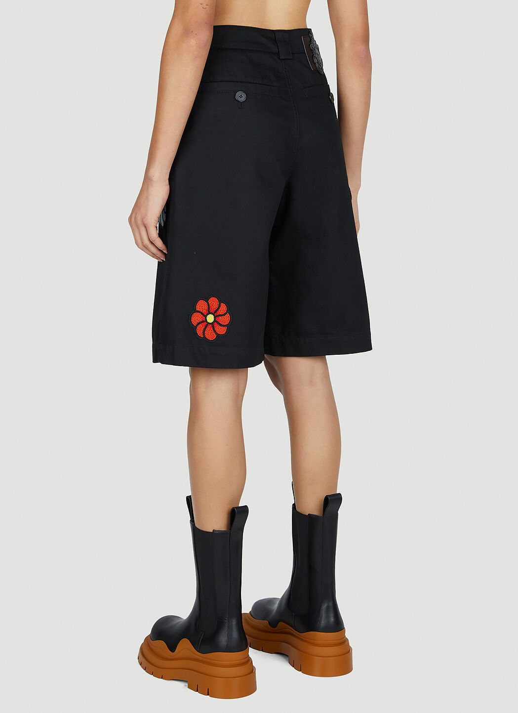 Moncler Floral Bermuda Shorts Size 27" / US 4 / IT 40 - 4 Thumbnail