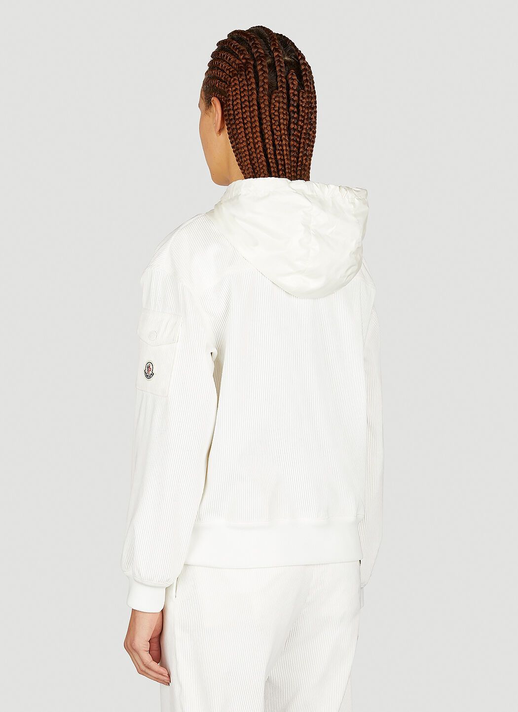 Moncler Corduroy Hooded Sweatshirt Size S / US 4 / IT 40 - 4 Thumbnail