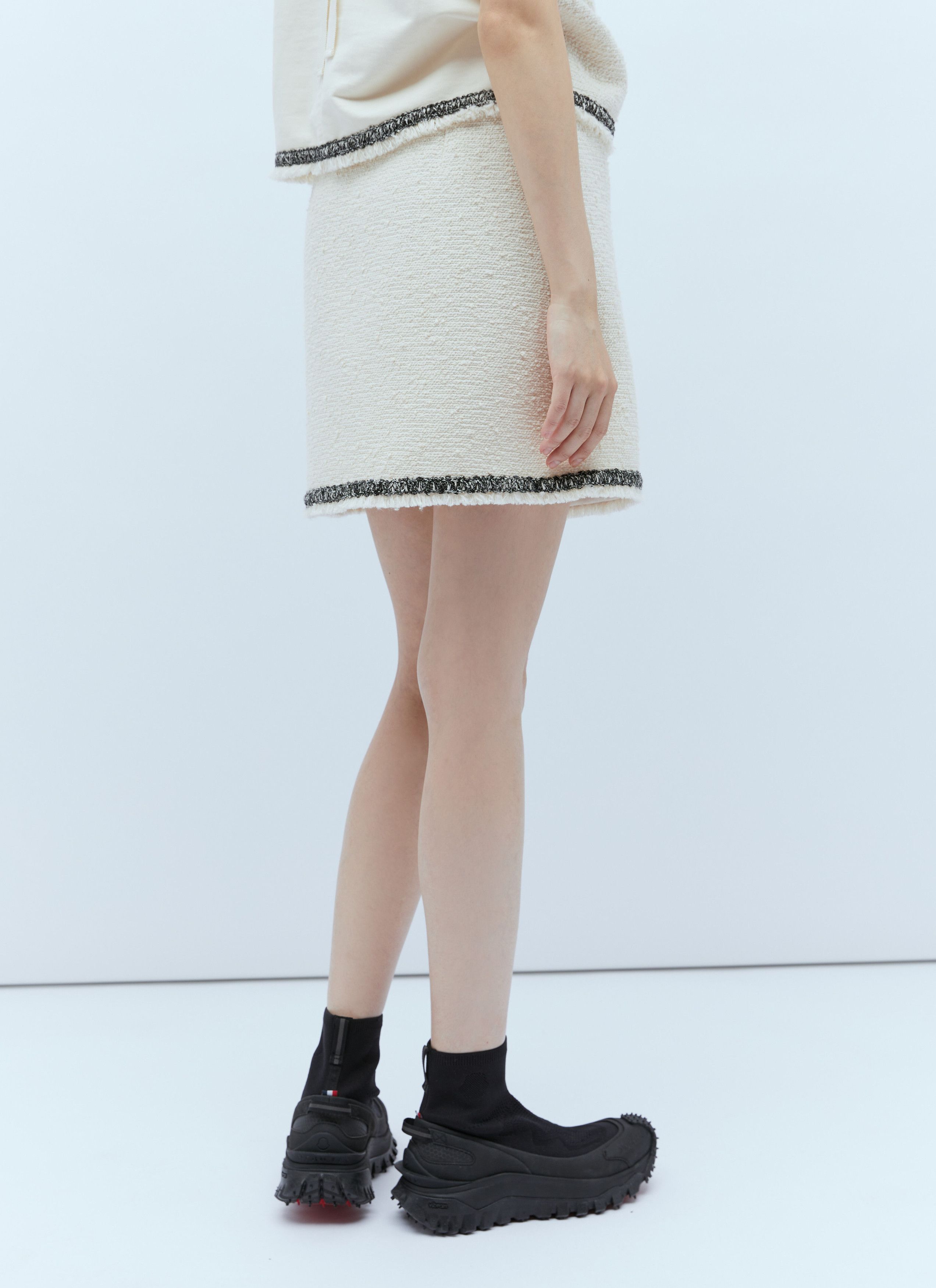 Moncler Tweed Mini Skirt Size 27" / US 4 / IT 40 - 6 Thumbnail