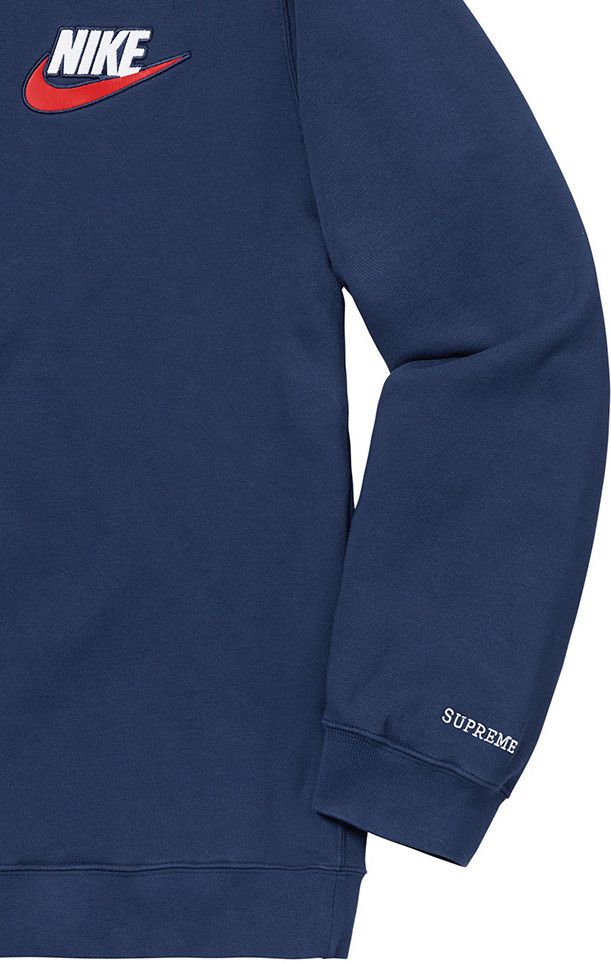 Nike × Supreme Supreme/Nike Crewneck Navy | Grailed 