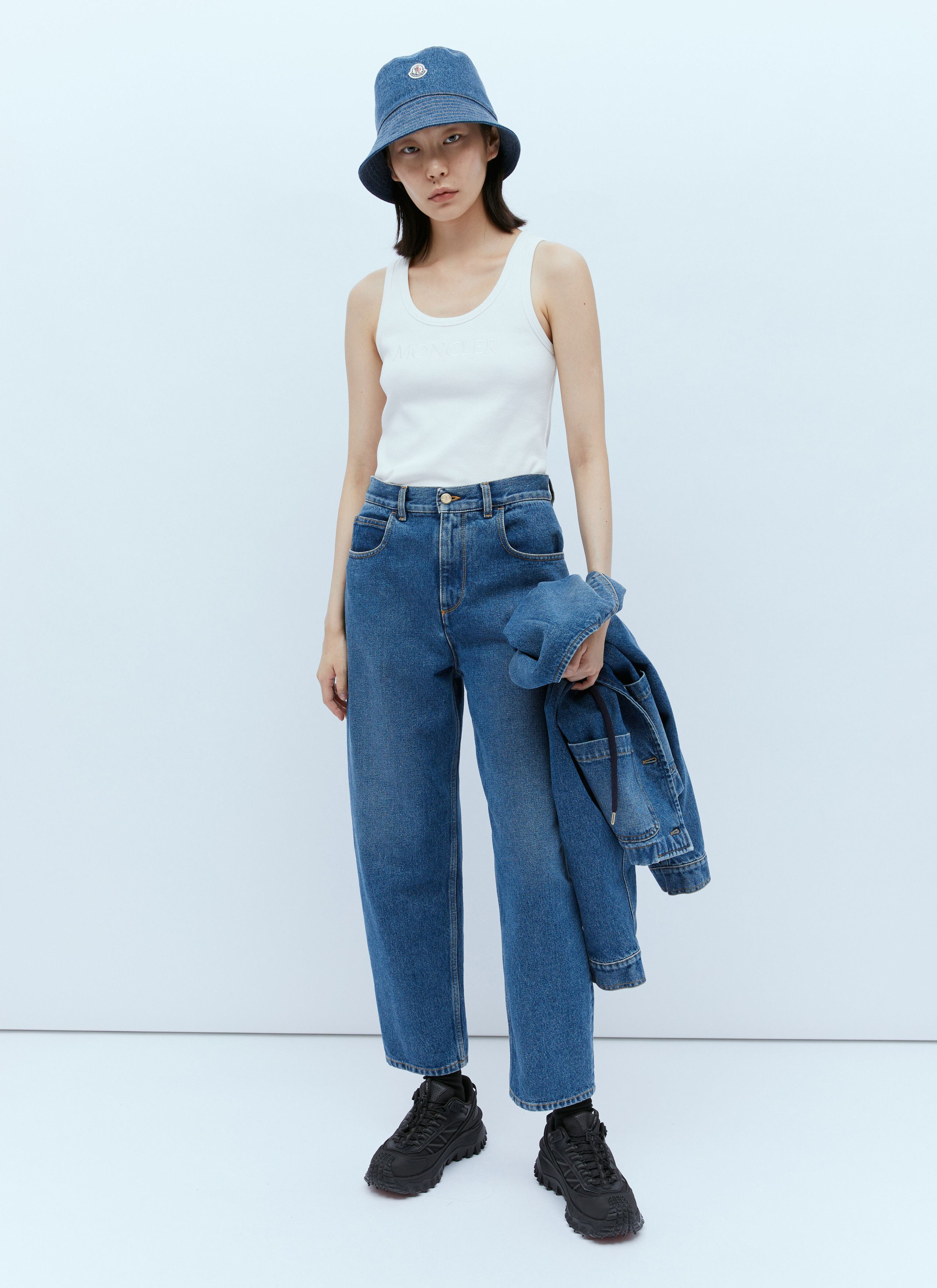 Moncler Cropped Jeans Size 26" / US 2 / IT 38 - 2 Thumbnail