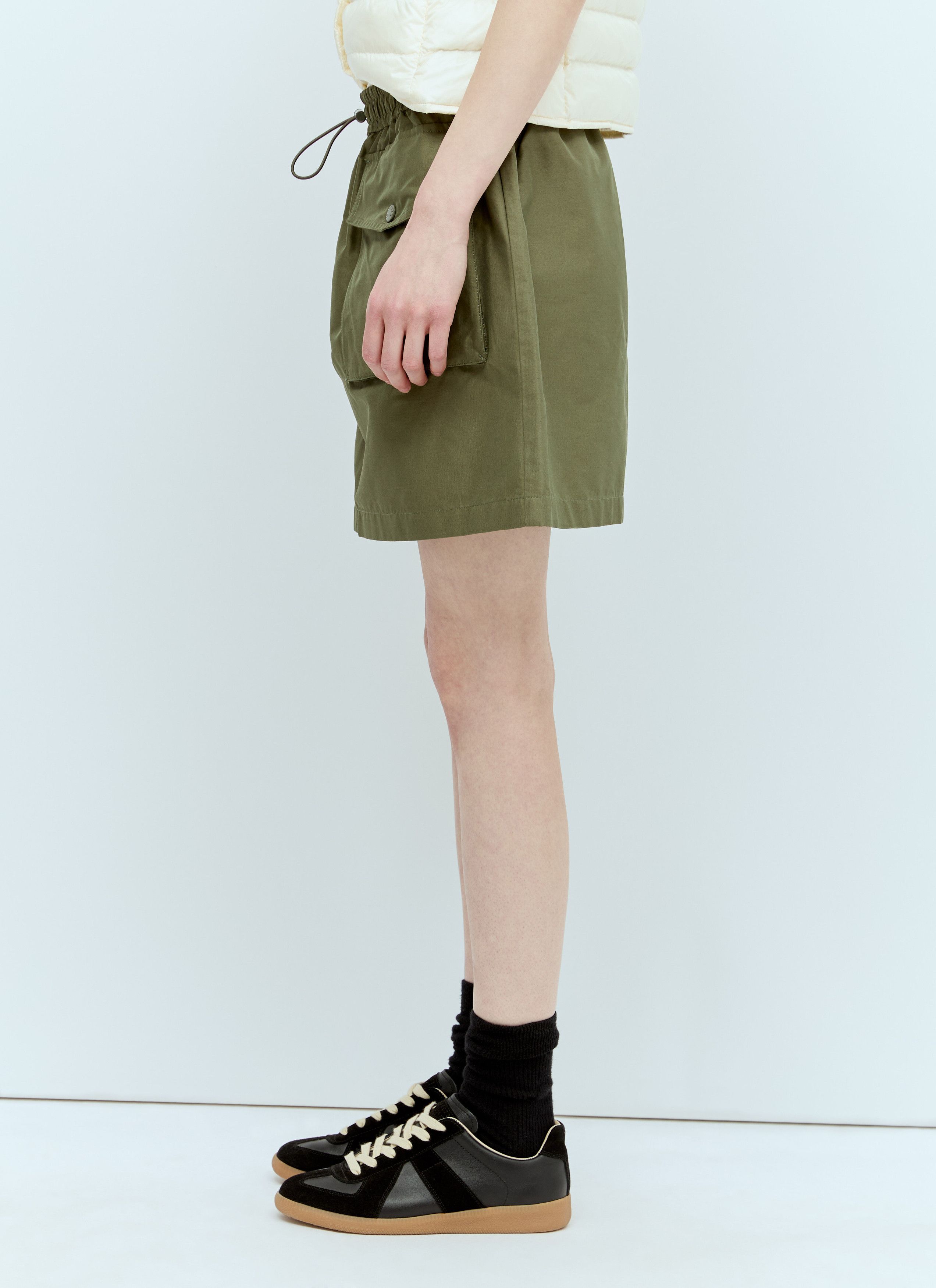 Moncler Drawstring Mini Skirt Size 27" / US 4 / IT 40 - 4 Thumbnail