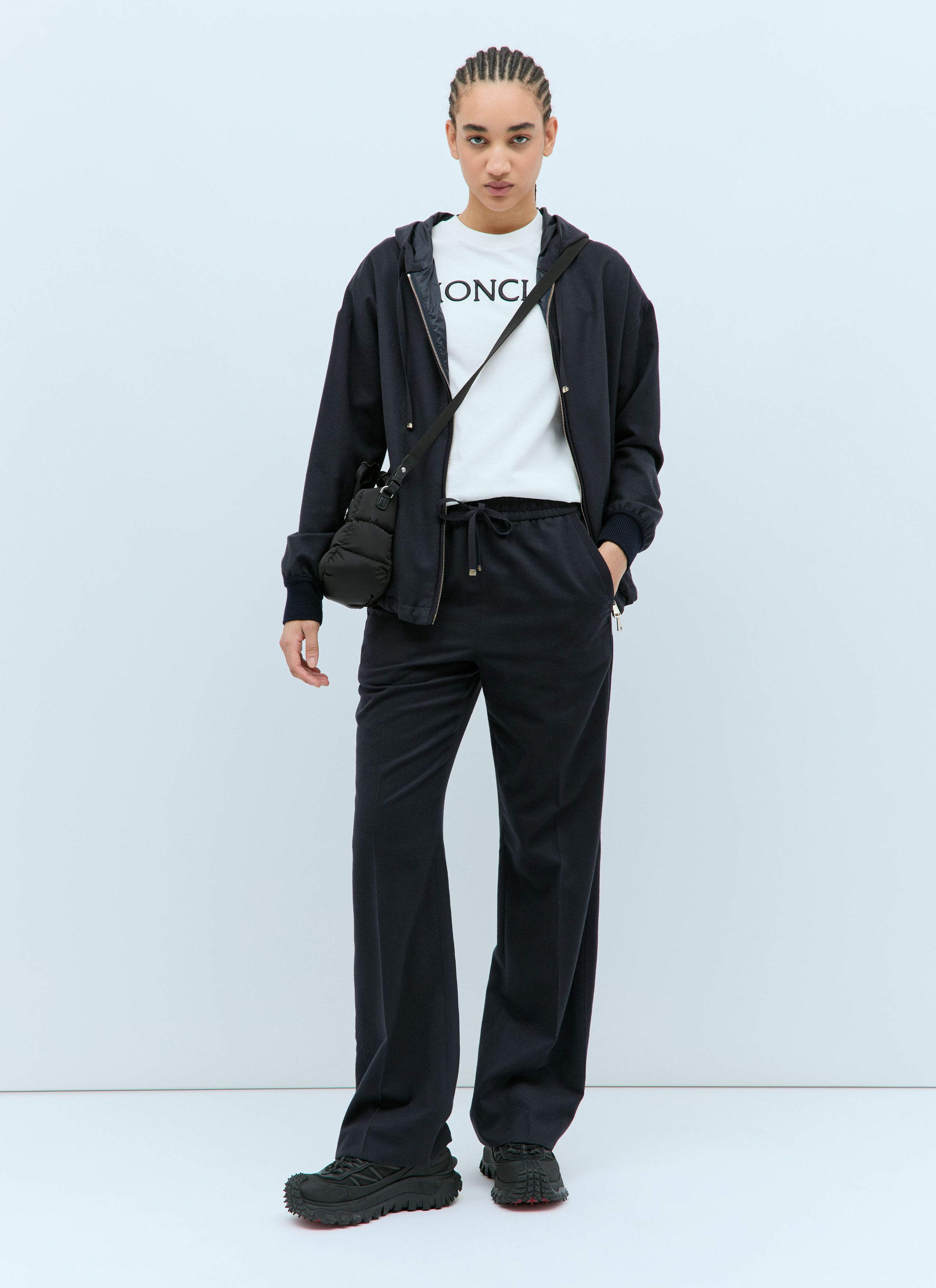 Moncler Wool-Blend Drawstring Trackpants Size 26" / US 2 / IT 38 - 2 Thumbnail