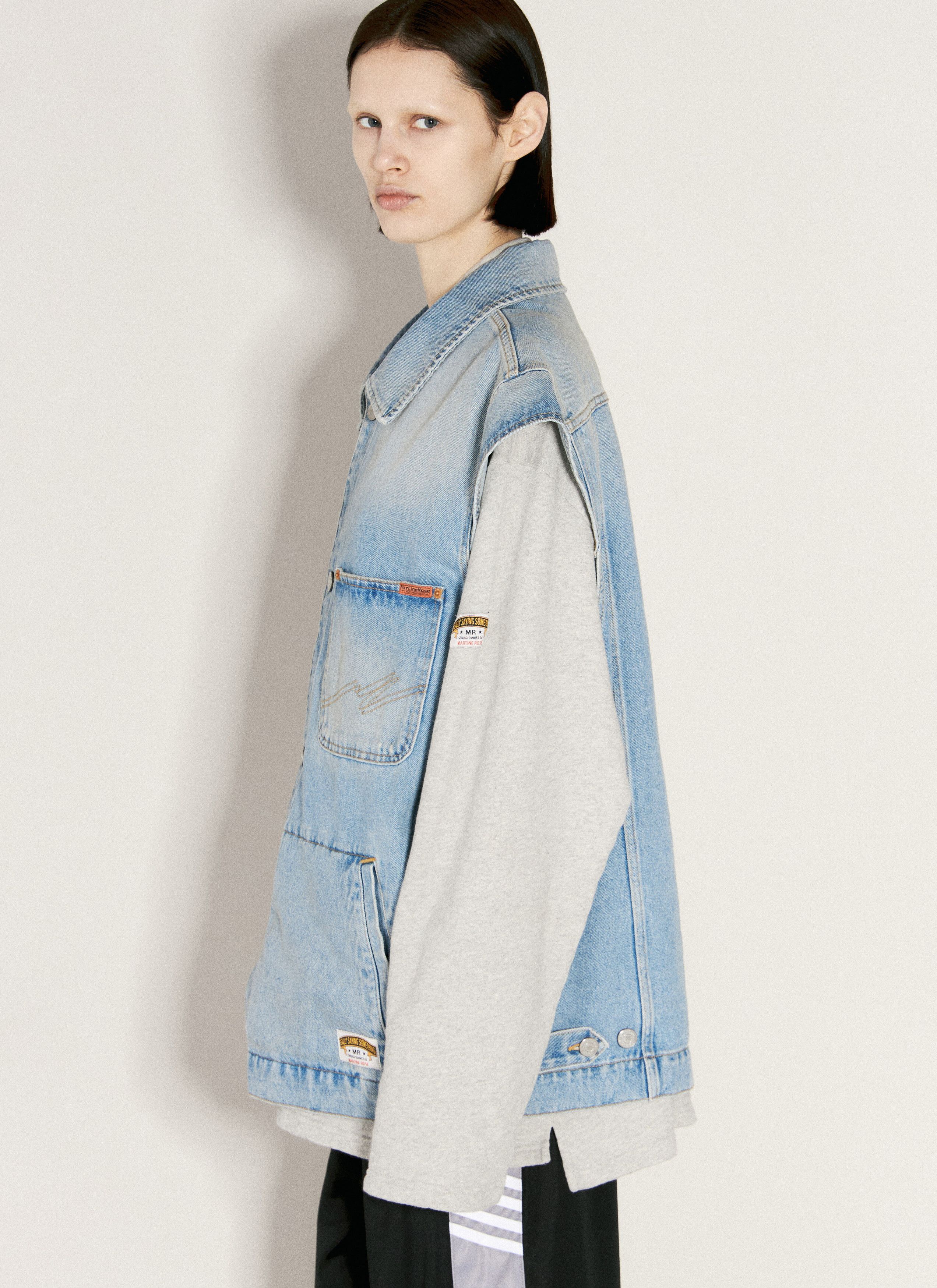 Martine Rose Denim Gilet Size XS / US 0-2 / IT 36-38 - 3 Thumbnail