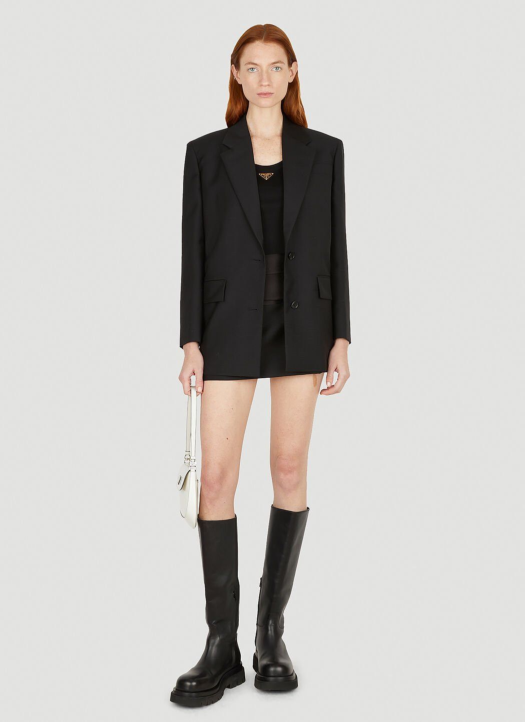 Prada Suit Mini Skirt Size 26" / US 2 / IT 38 - 2 Thumbnail