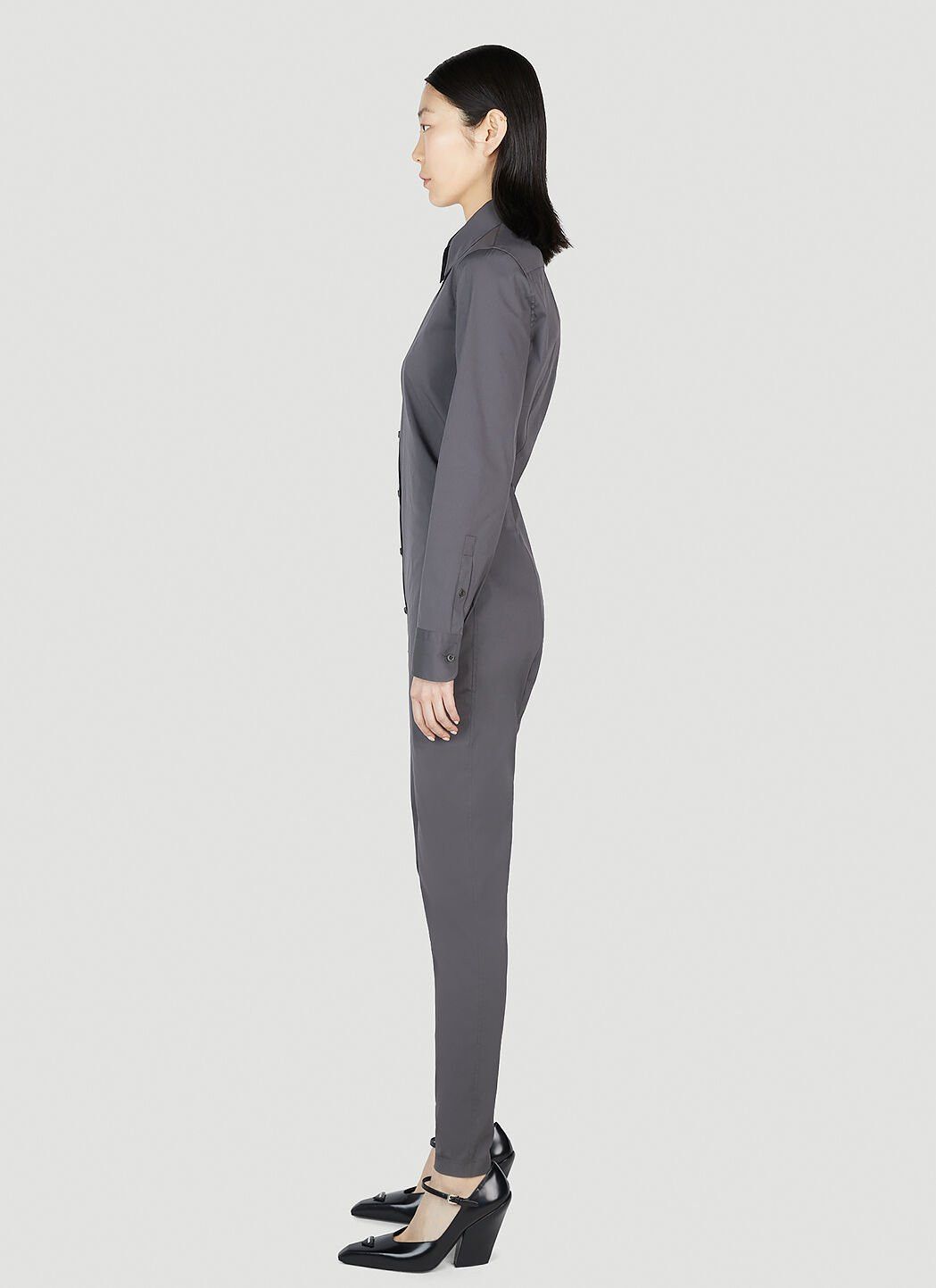 Prada Classic Collar Jumpsuit Size 26" / US 2 / IT 38 - 3 Thumbnail