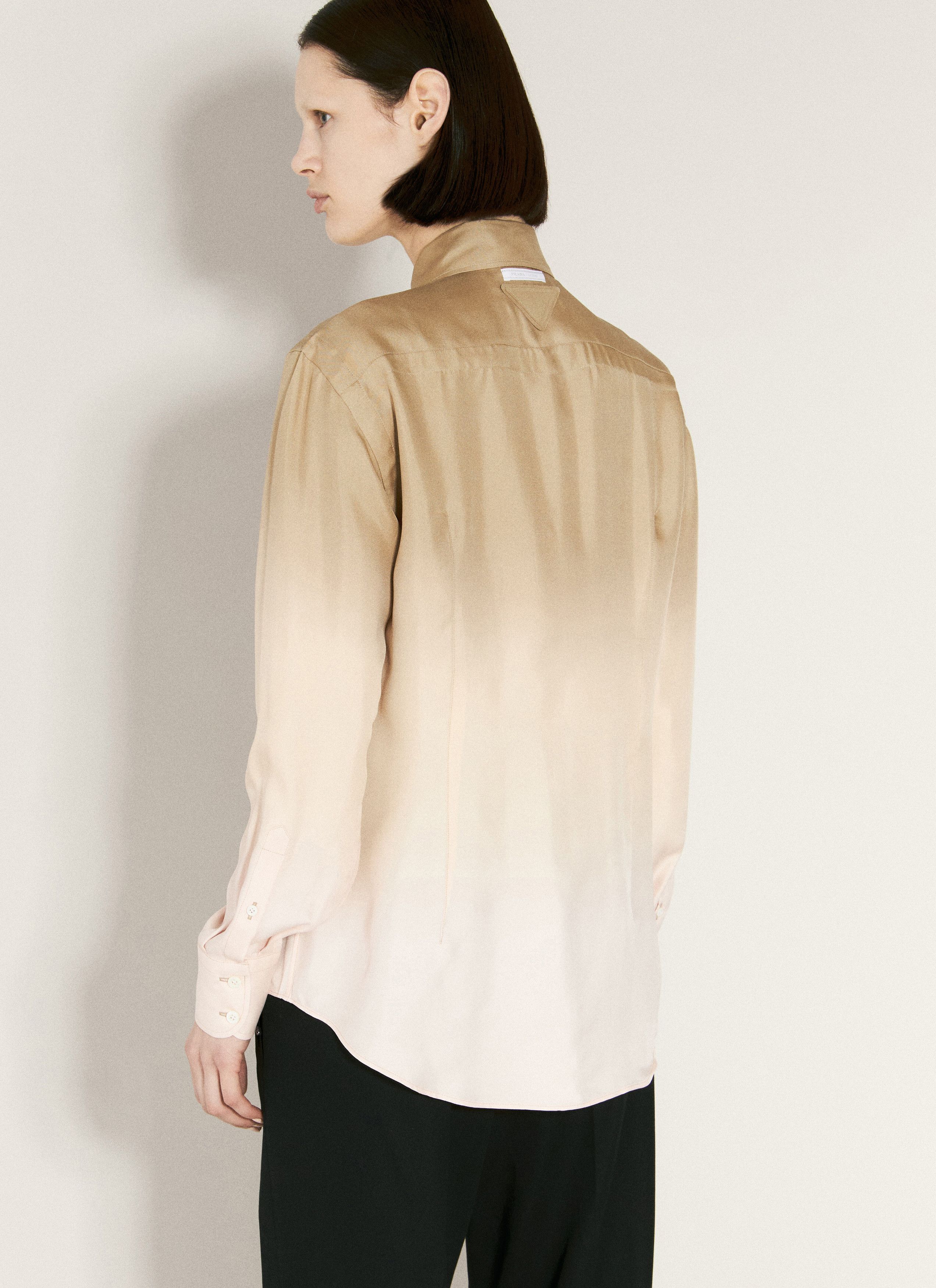 Prada Ombre Silk Shirt Size XS / US 0-2 / IT 36-38 - 3 Thumbnail