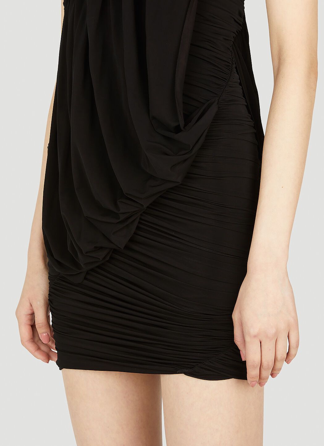 Rick Owens Edfu Draped Mini Dress Size S / US 4 / IT 40 - 5 Thumbnail