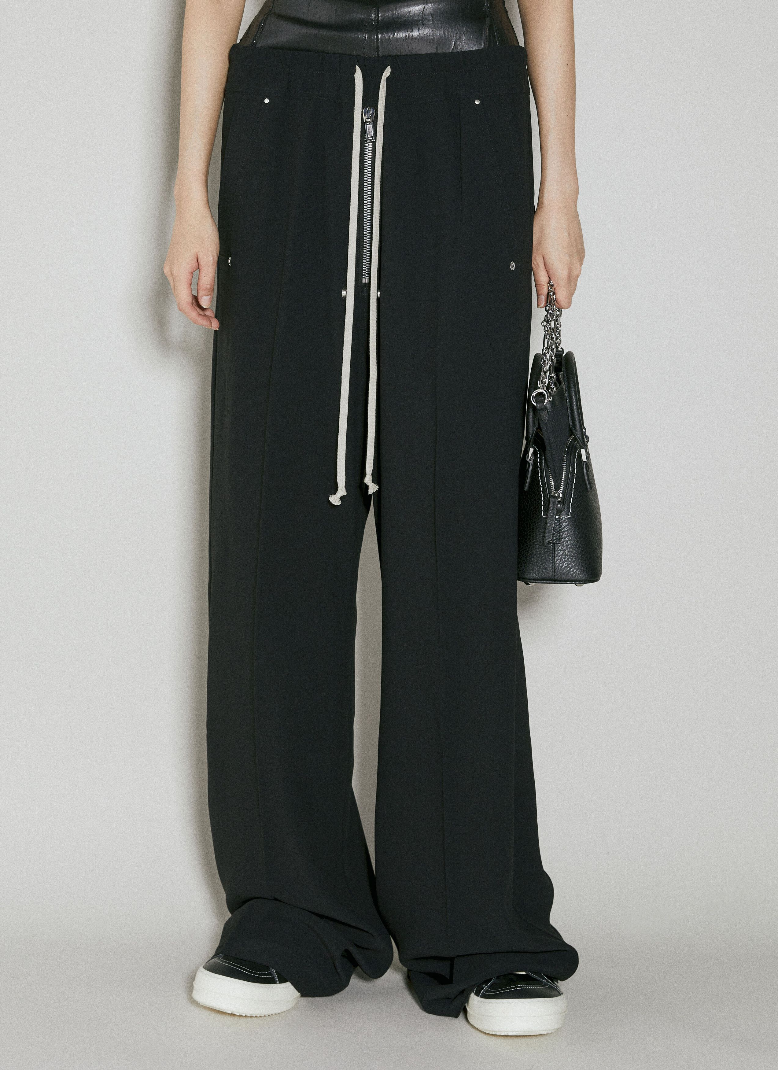 Rick Owens Cargo Drawstring Pants Size 27" / US 4 / IT 40 - 2 Thumbnail