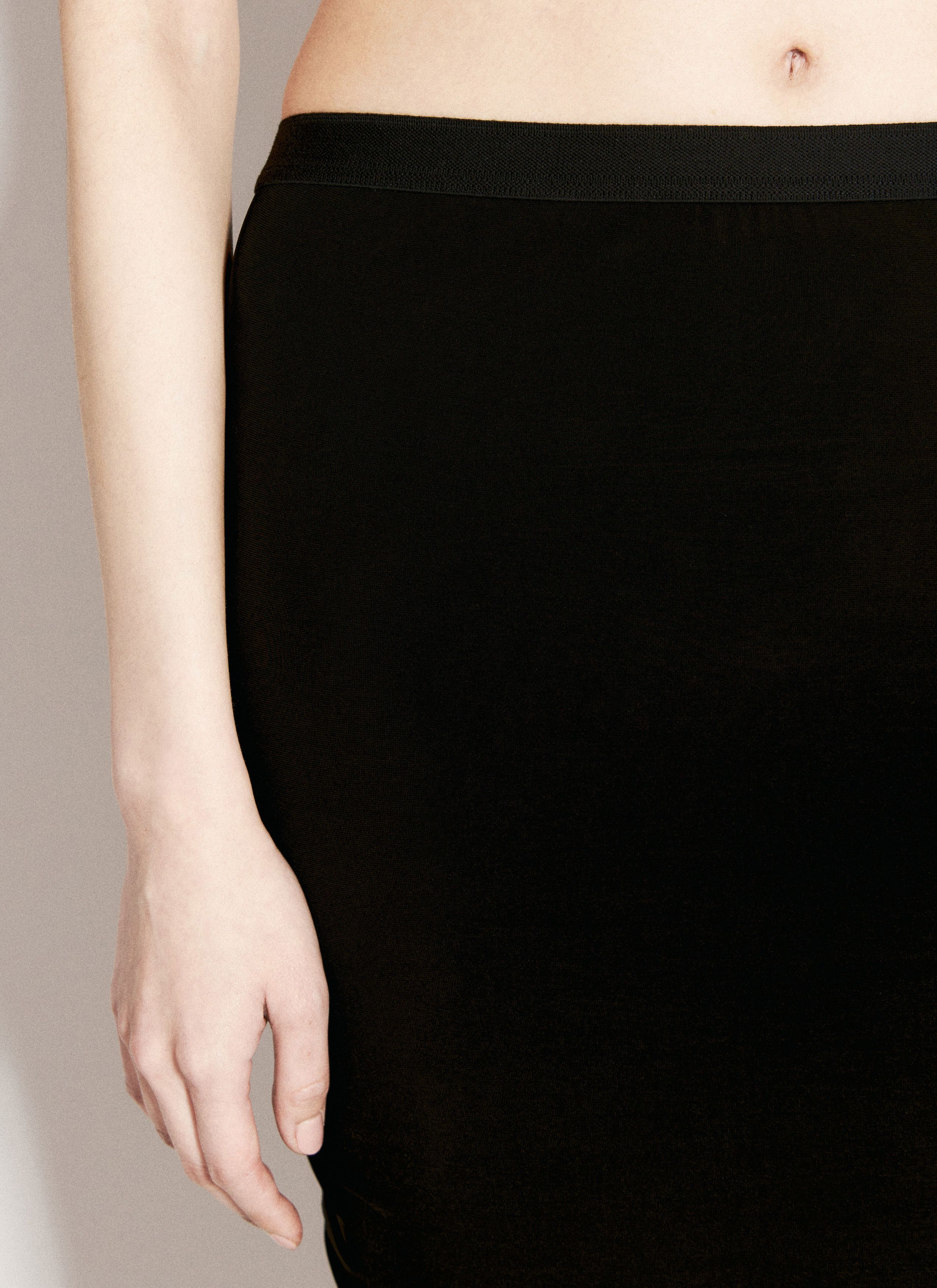 Rick Owens Shrimp Ruched Midi Skirt Size 27" / US 4 / IT 40 - 5 Thumbnail