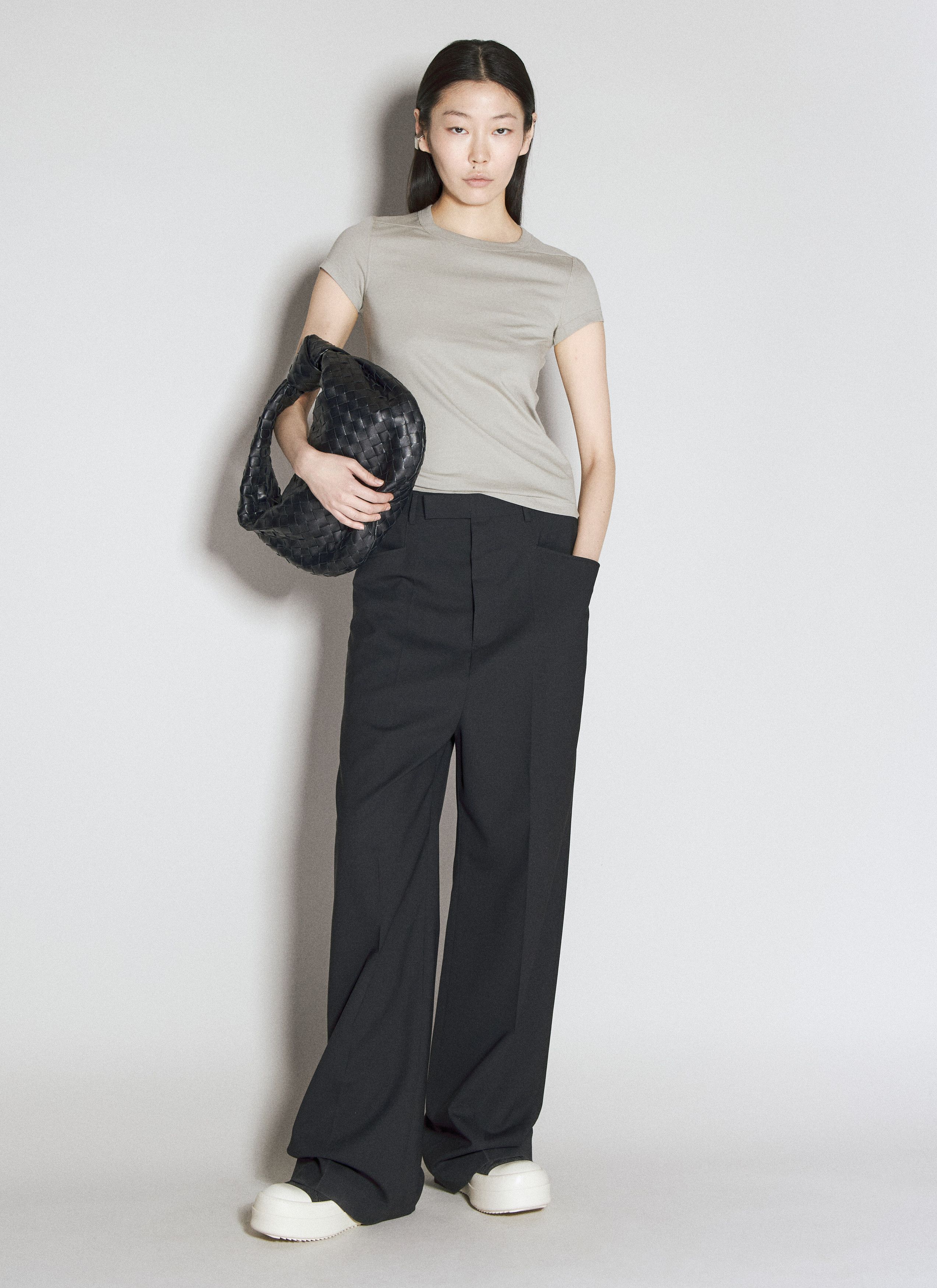 Rick Owens Cropped Level T-Shirt Size XS / US 0-2 / IT 36-38 - 3 Thumbnail