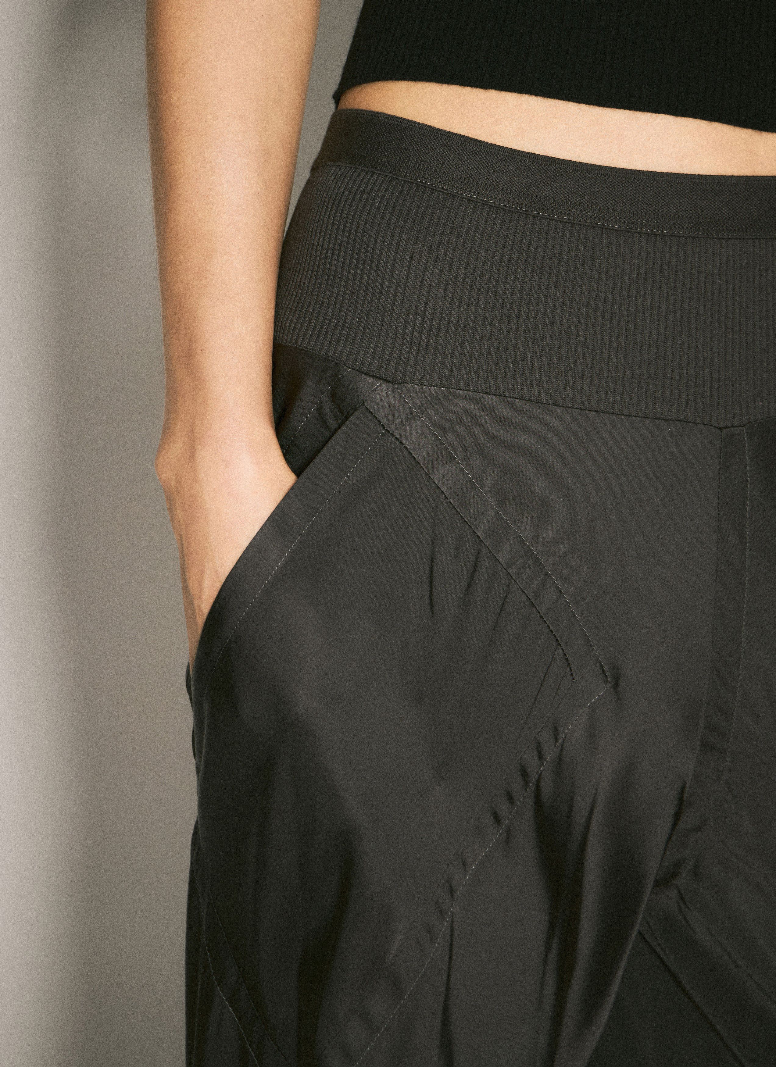 Rick Owens Bias Satin Pants Size 26" / US 2 / IT 38 - 3 Thumbnail