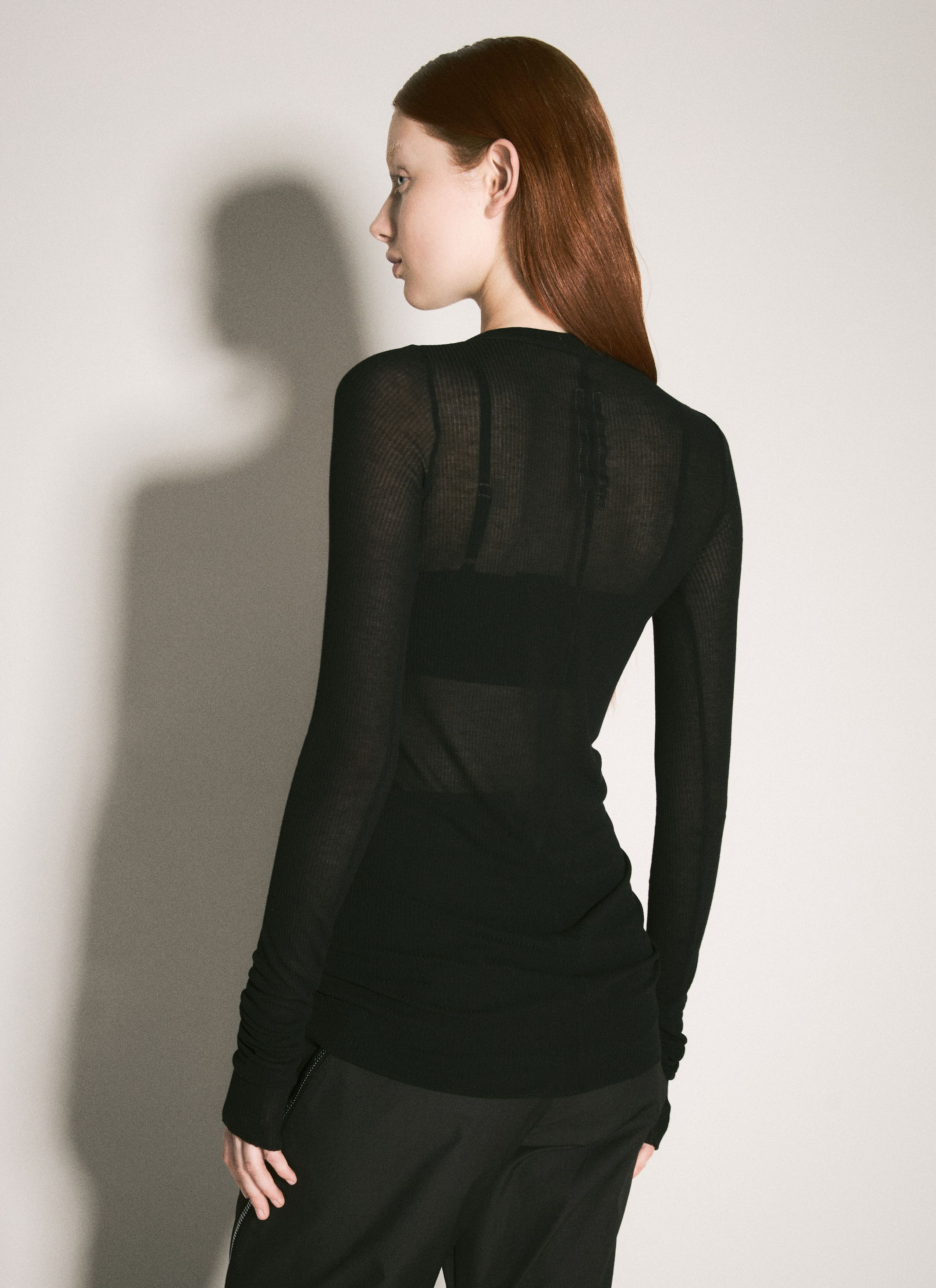 Rick Owens Rib T-Shirt Size XS / US 0-2 / IT 36-38 - 5 Thumbnail
