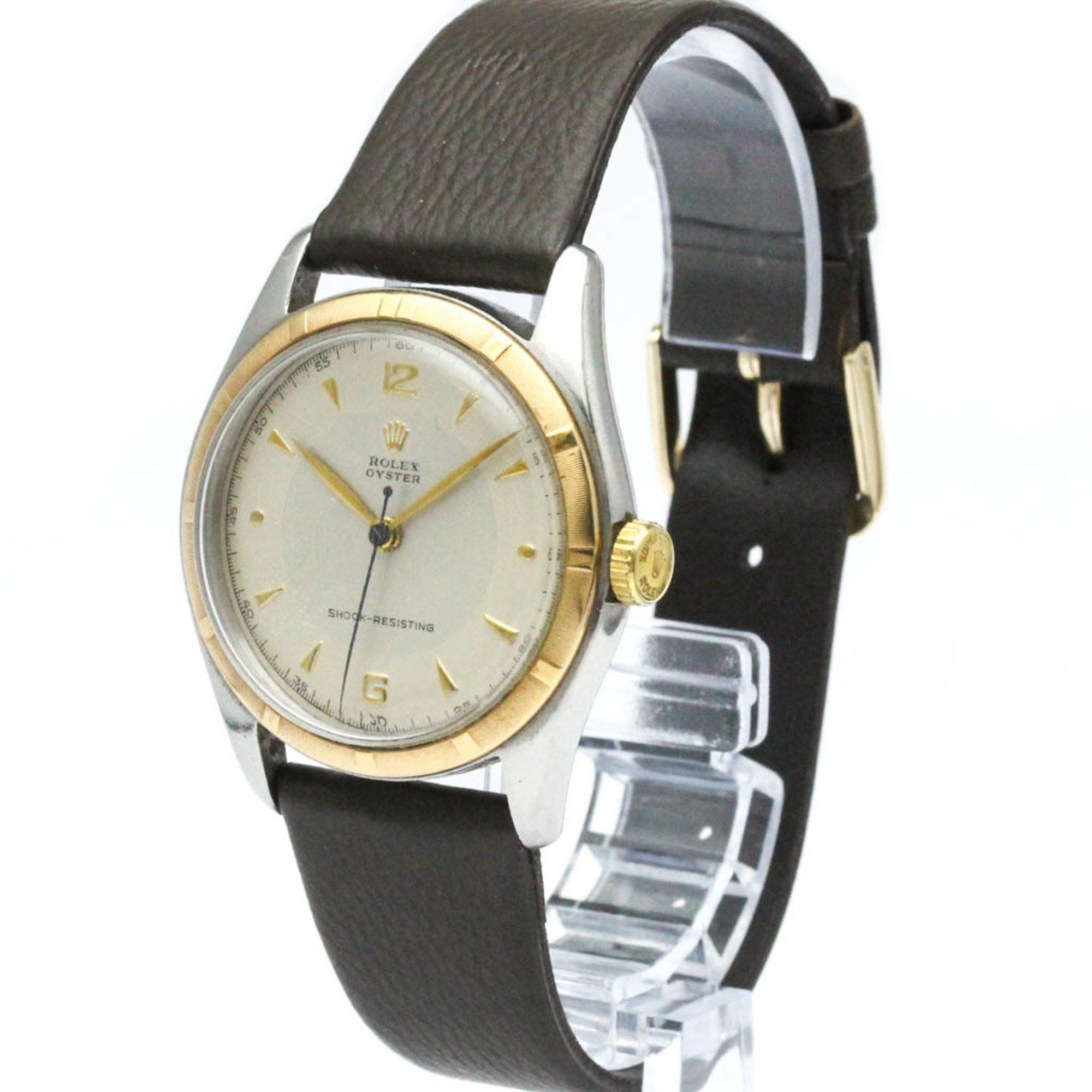Rolex ROLEX Oyster Precision 5059 18K Gold Steel Hand-Winding Mens Watch BF575132 Size ONE SIZE - 2 Thumbnail