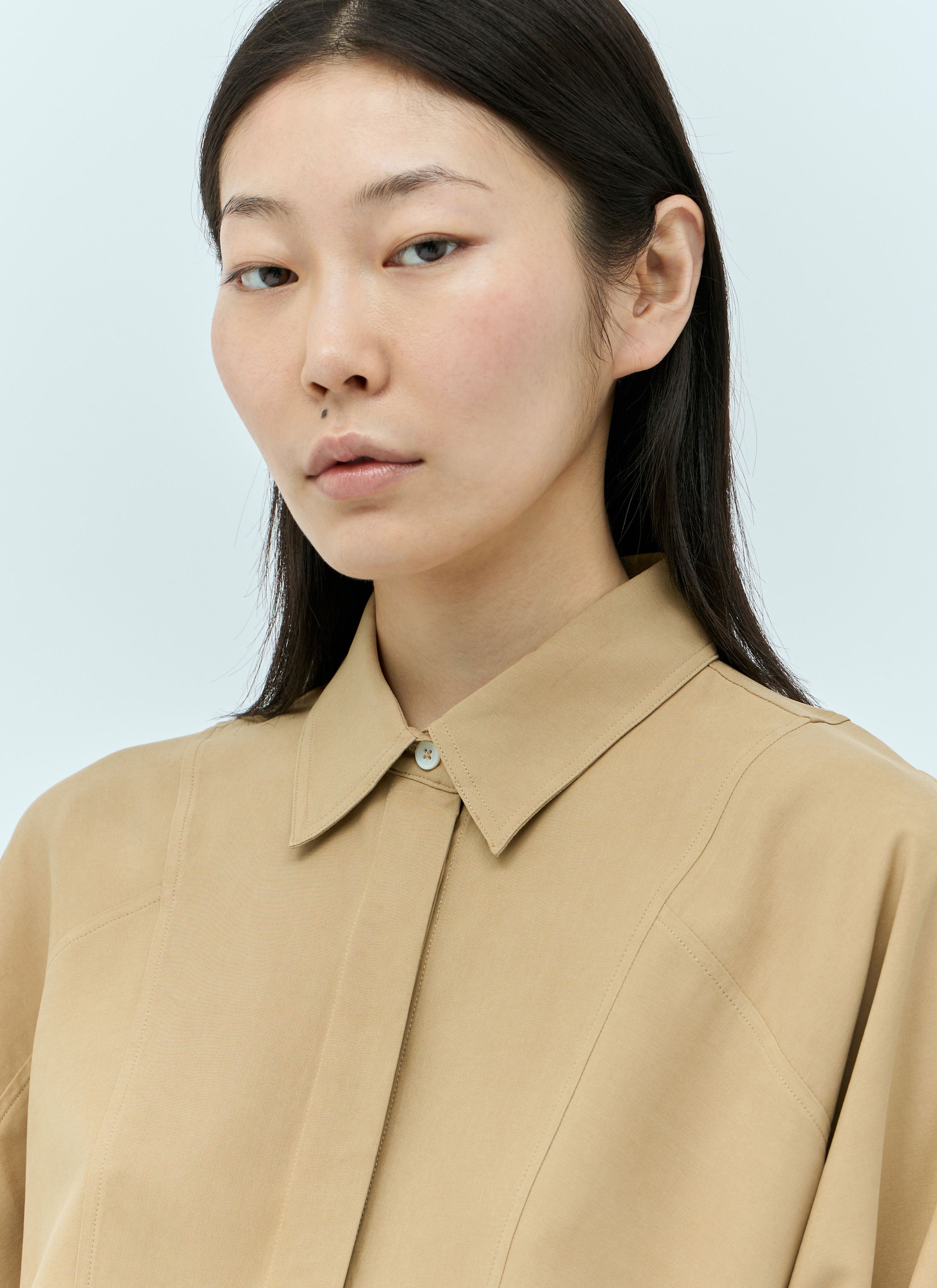 Toteme Panelled Silk Shirt Size XS / US 0-2 / IT 36-38 - 4 Thumbnail