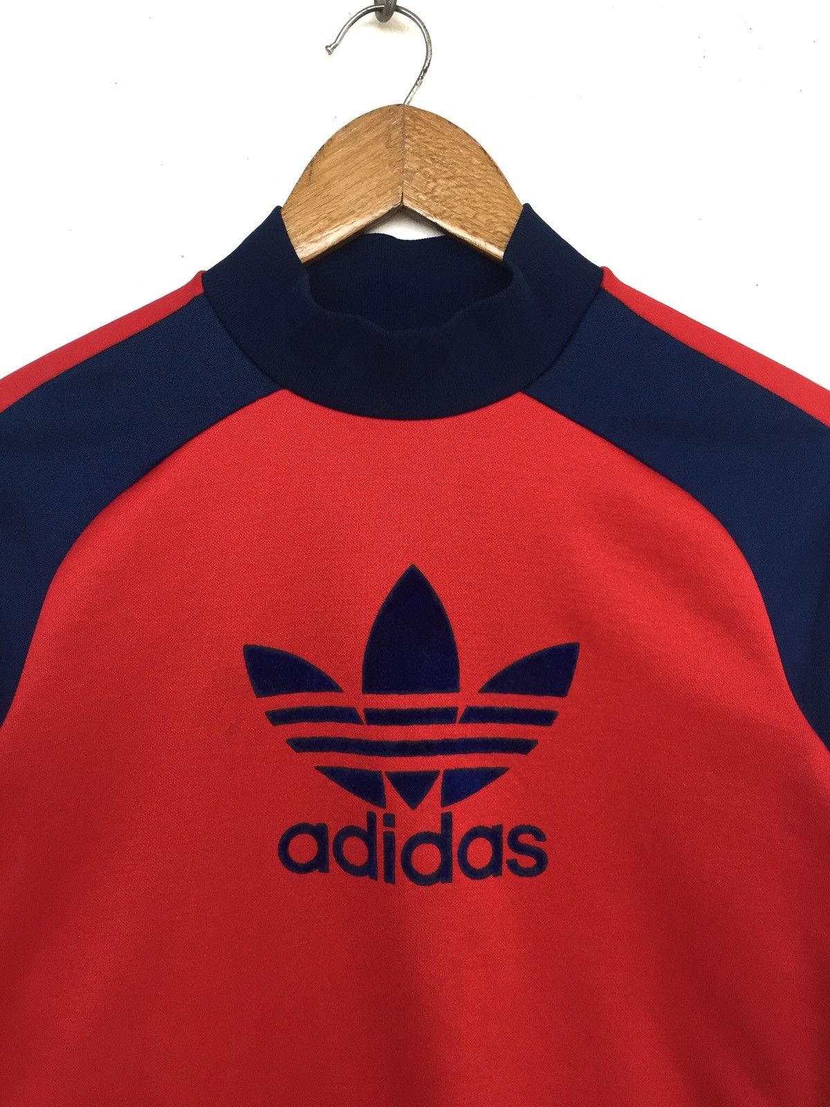 Adidas Vintage 90s Adidas Ventex France Red Blue Jumper Size US S / EU 44-46 / 1 - 2 Thumbnail
