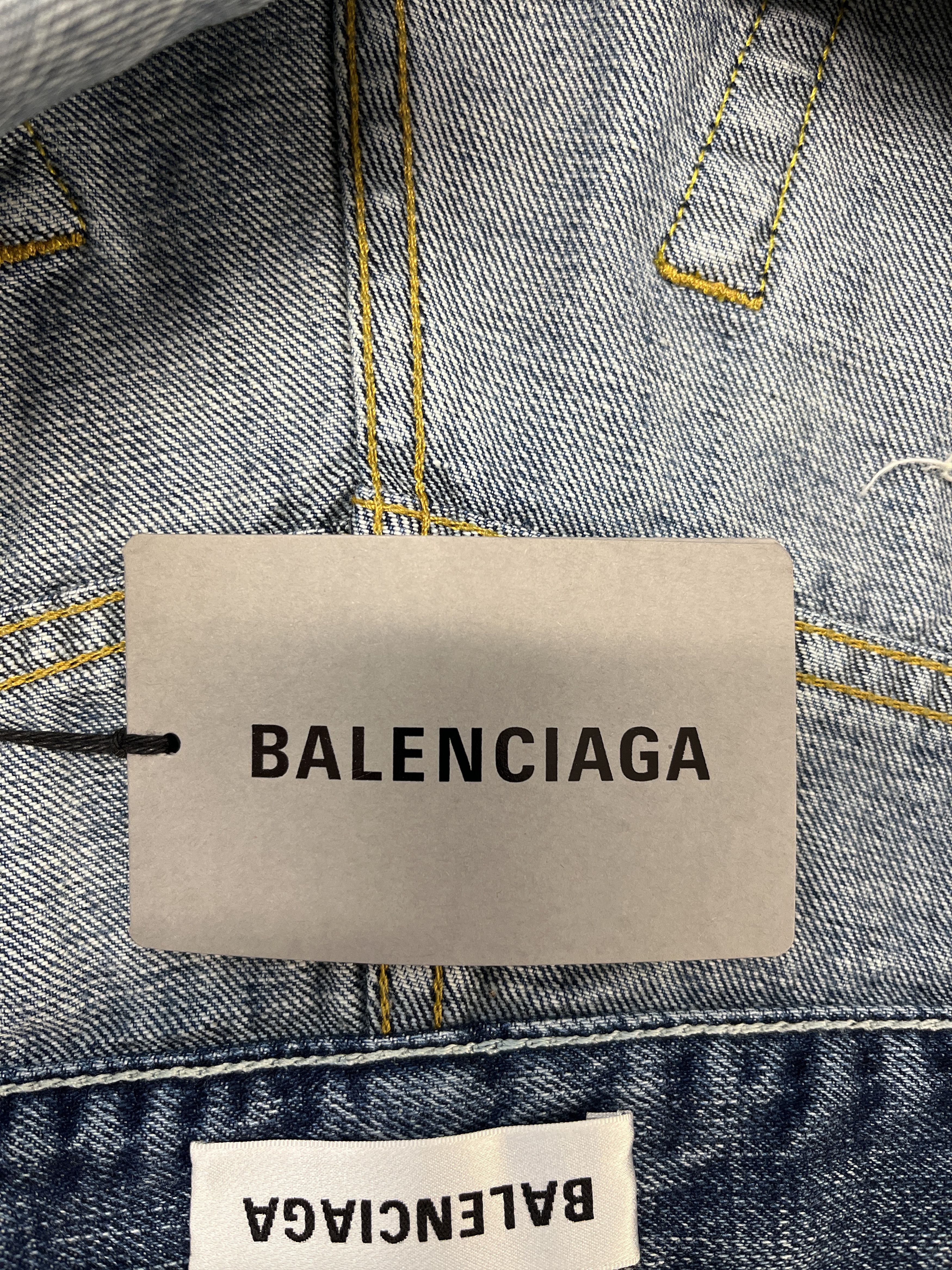 Balenciaga Reconstructed Jean Skirt Size 26" / US 2 / IT 38 - 7 Thumbnail