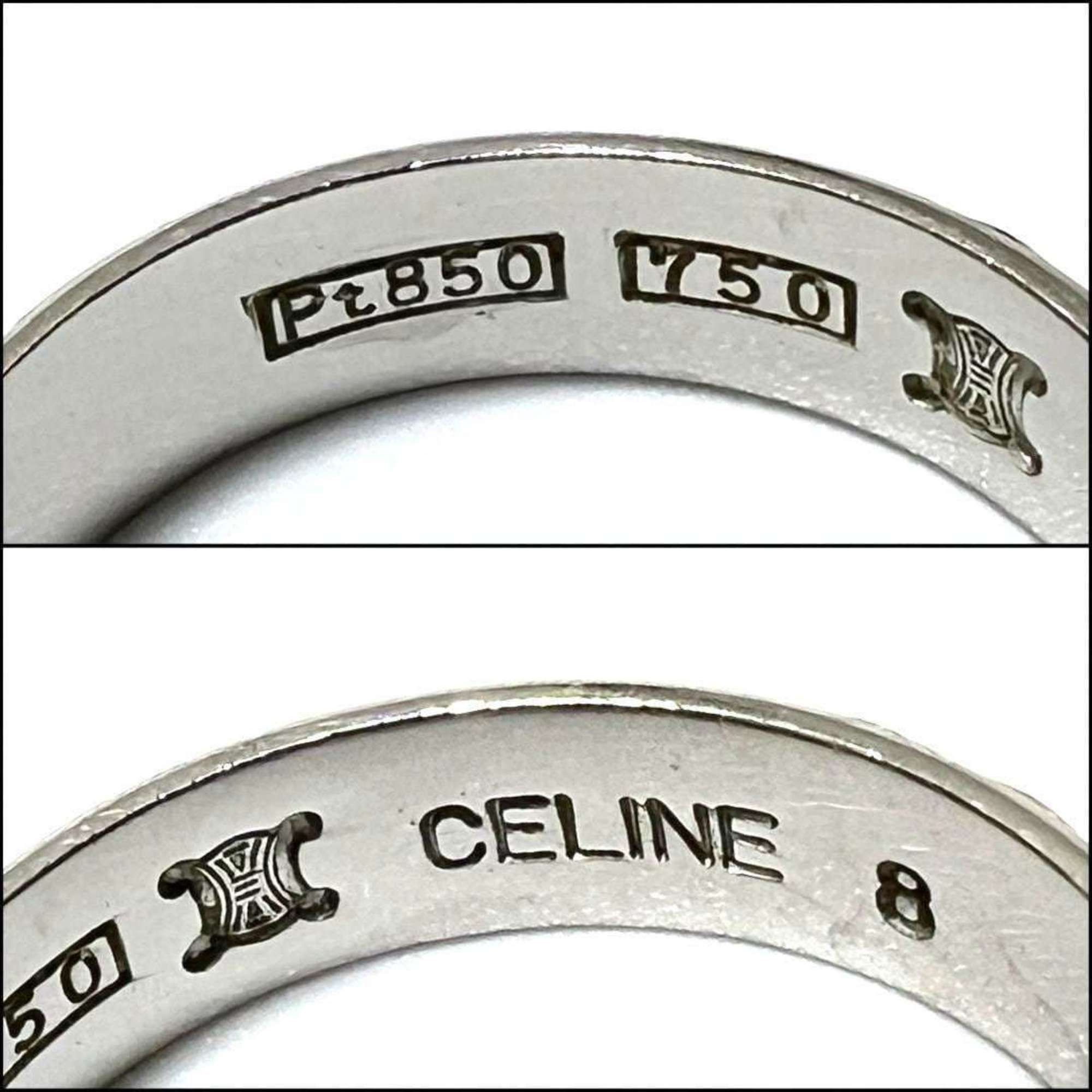 Celine CELINE Women's Trim Off Ring, 18K Platinum Size ONE SIZE - 8 Thumbnail