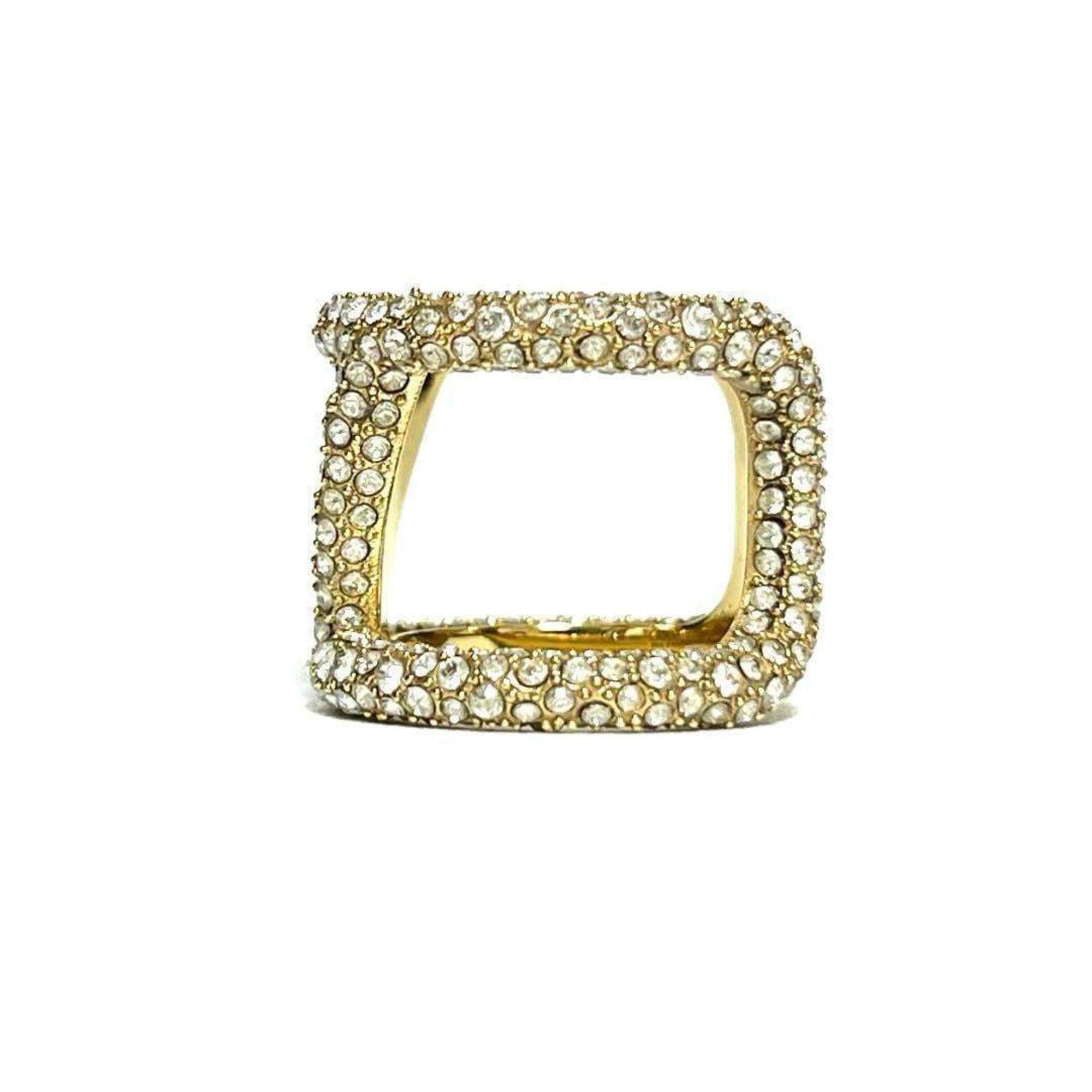 Valentino Valentino GARAVANI Women's V Logo Signature Ring Size ONE SIZE - 2 Thumbnail