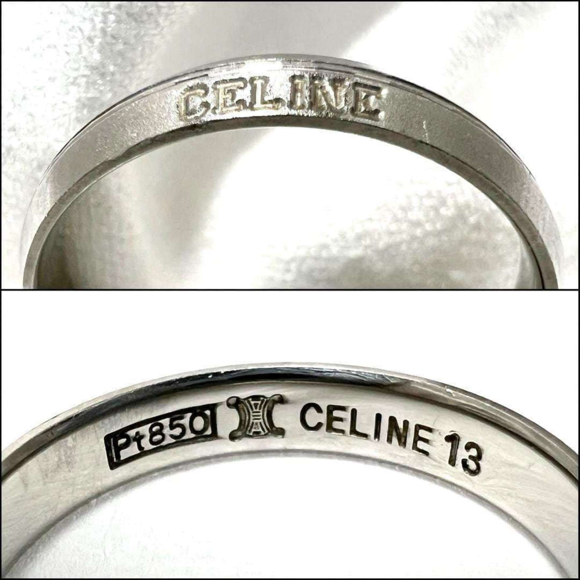 Celine CELINE Men's and Women's Rings, Platinum Size ONE SIZE - 8 Thumbnail