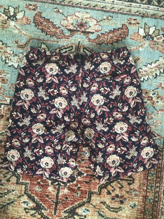 Supreme Jacquard Flowers Belted Short-