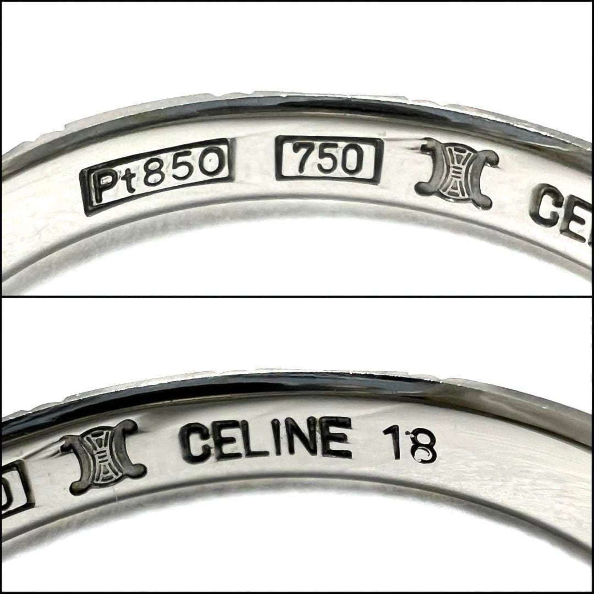 Celine CELINE Men's Ring Platinum Yellow Gold K18 Combi Trim Off Size ONE SIZE - 8 Thumbnail