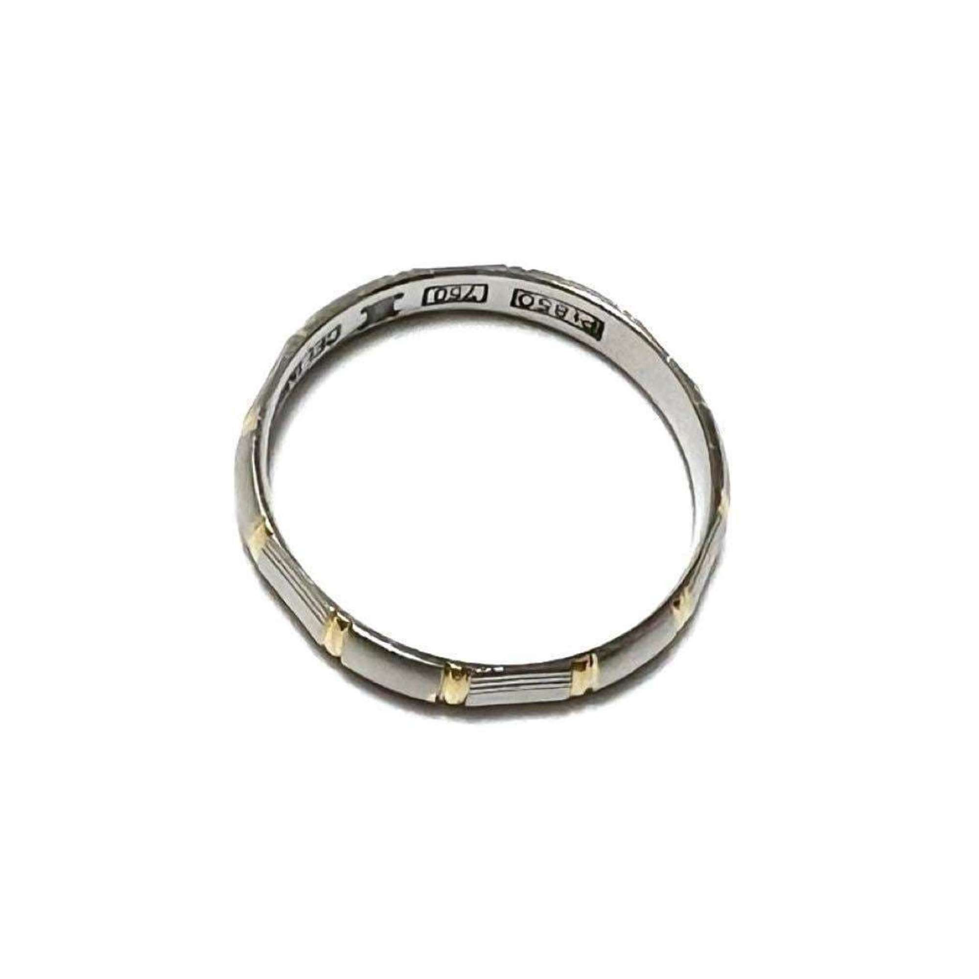 Celine CELINE Men's Ring Platinum Yellow Gold K18 Combi Trim Off Size ONE SIZE - 6 Thumbnail