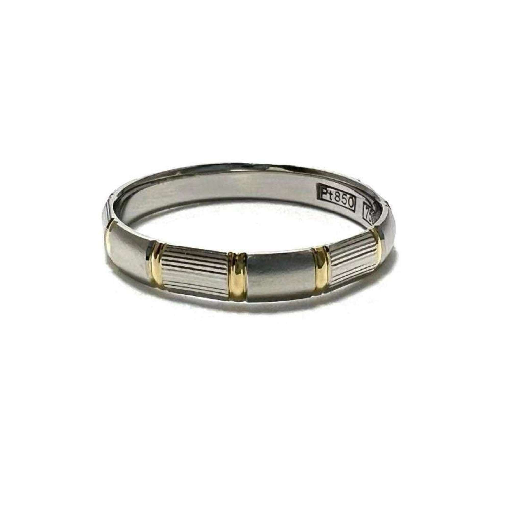 Celine CELINE Men's Ring Platinum Yellow Gold K18 Combi Trim Off Size ONE SIZE - 3 Thumbnail