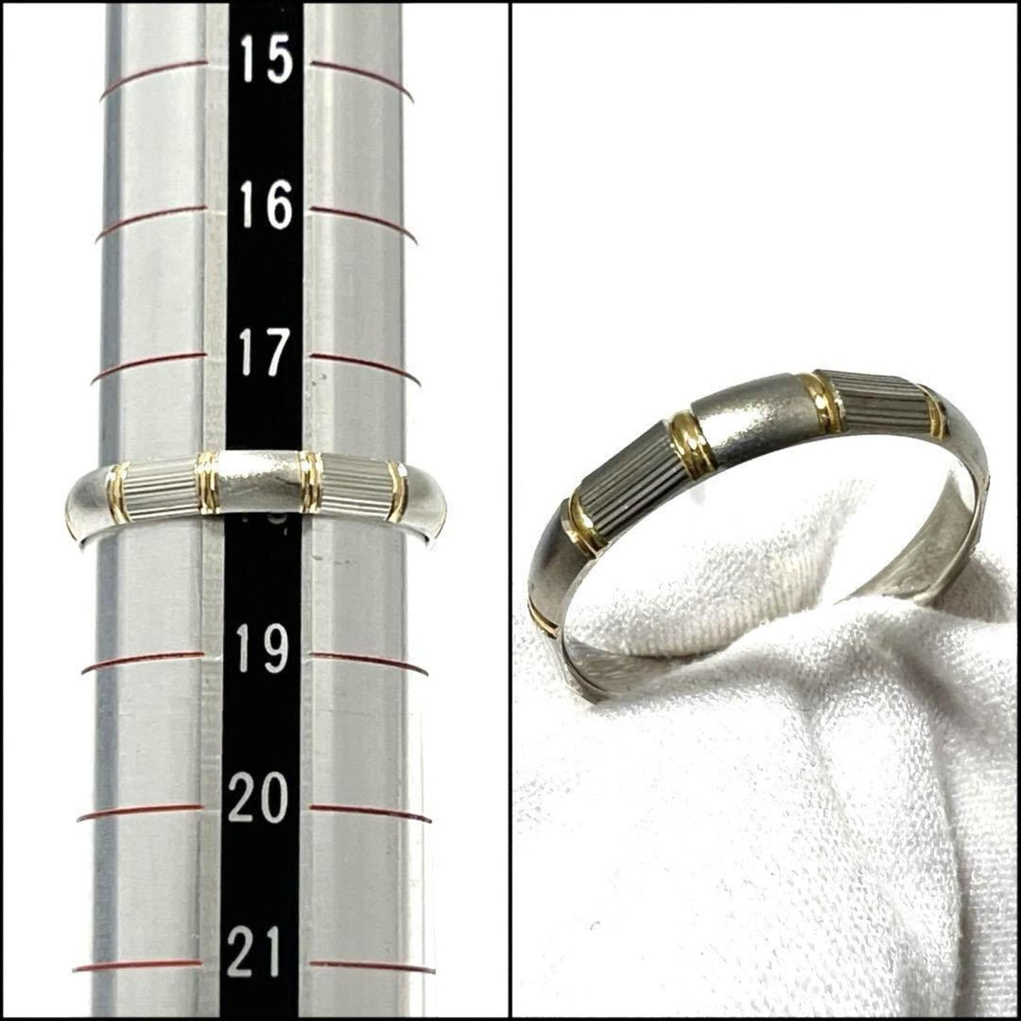Celine CELINE Men's Ring Platinum Yellow Gold K18 Combi Trim Off Size ONE SIZE - 9 Thumbnail