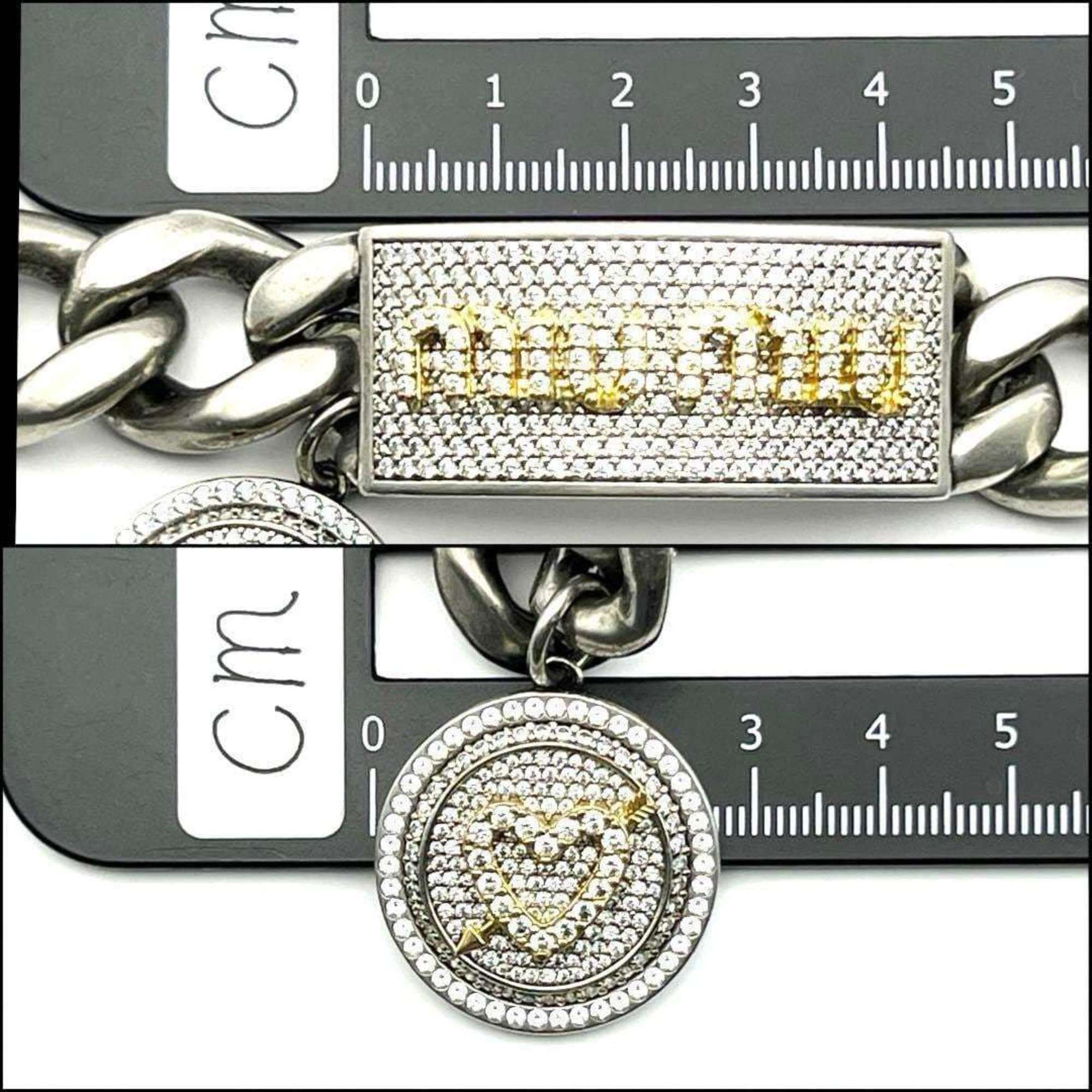 Miu Miu Miu Miu Miu Women's Crystal ID Bracelet with Pave Charm Size ONE SIZE - 9 Thumbnail