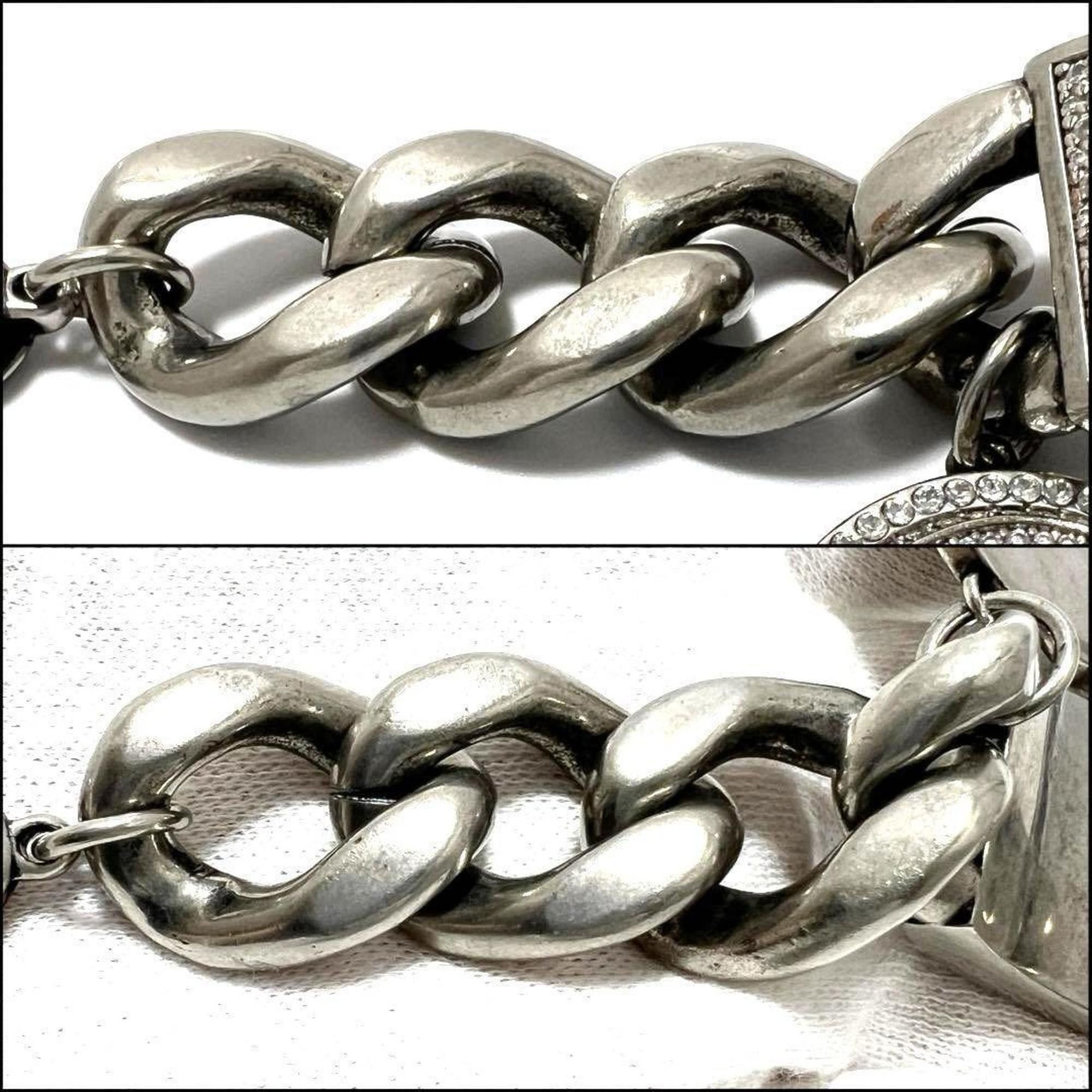 Miu Miu Miu Miu Miu Women's Crystal ID Bracelet with Pave Charm Size ONE SIZE - 6 Thumbnail