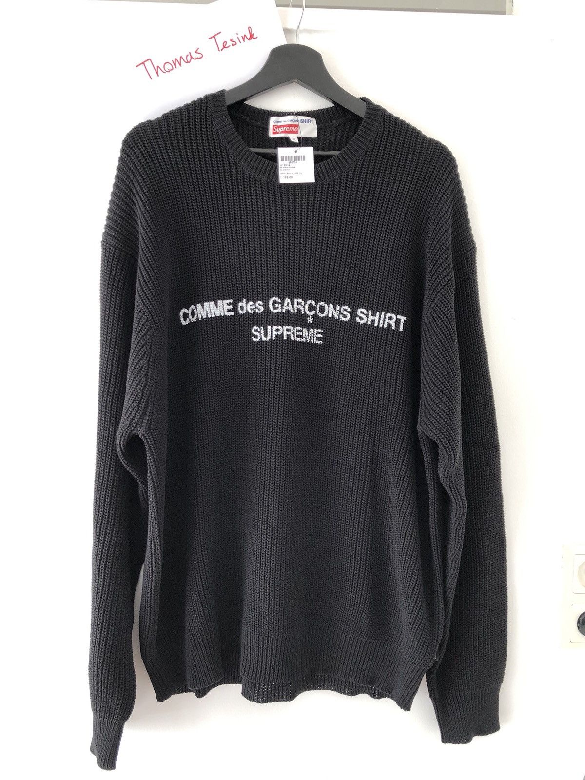 Supreme Supreme x Comme Des Garcons (CDG) Sweater | Grailed