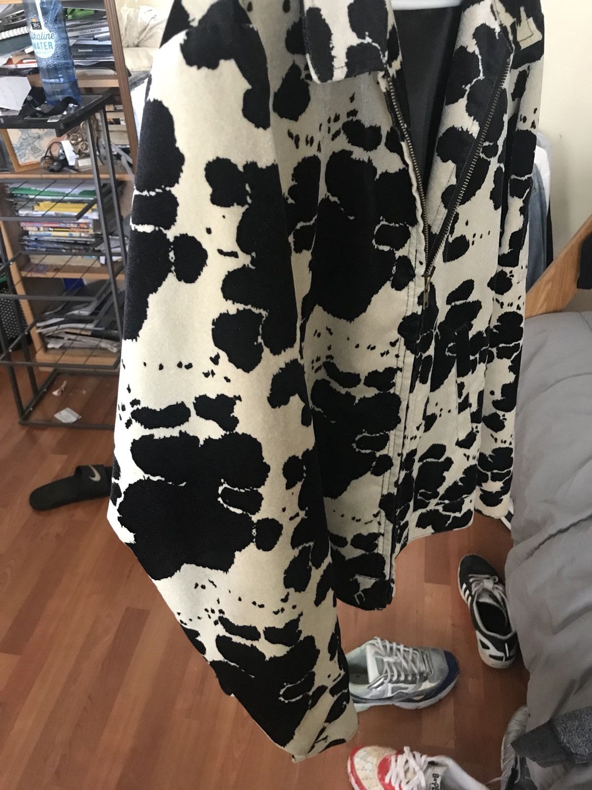 Supreme FW'15 Cow-Print Velveteen Work Jacket | Grailed