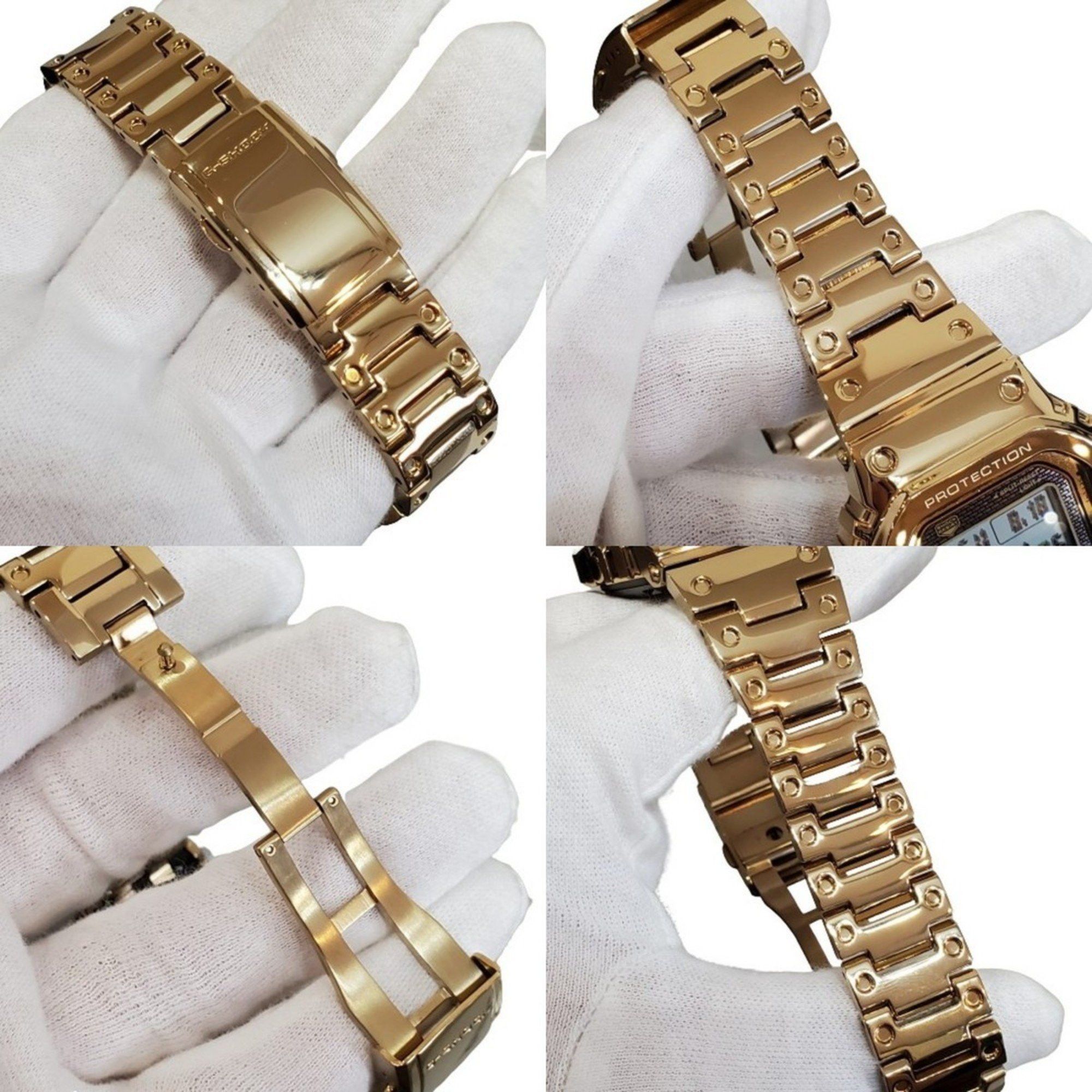Casio G-SHOCK CASIO Watch GMW-B5000TFG-9JR 35th Anniversary 35TH ORIGIN Full Metal Gold Band Radio Solar Digital Bluetooth Compatible Men's Kaizuka Store Size ONE SIZE - 8 Thumbnail
