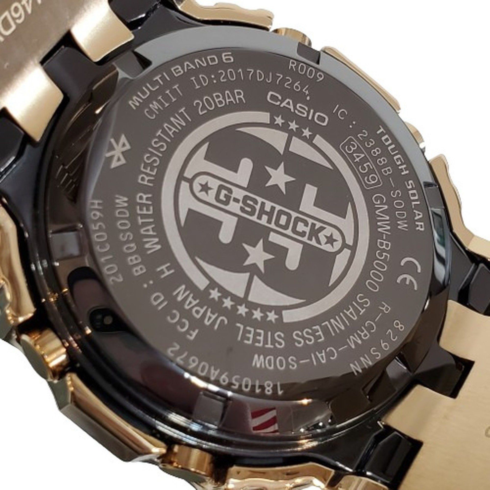 Casio G-SHOCK CASIO Watch GMW-B5000TFG-9JR 35th Anniversary 35TH ORIGIN Full Metal Gold Band Radio Solar Digital Bluetooth Compatible Men's Kaizuka Store Size ONE SIZE - 6 Thumbnail