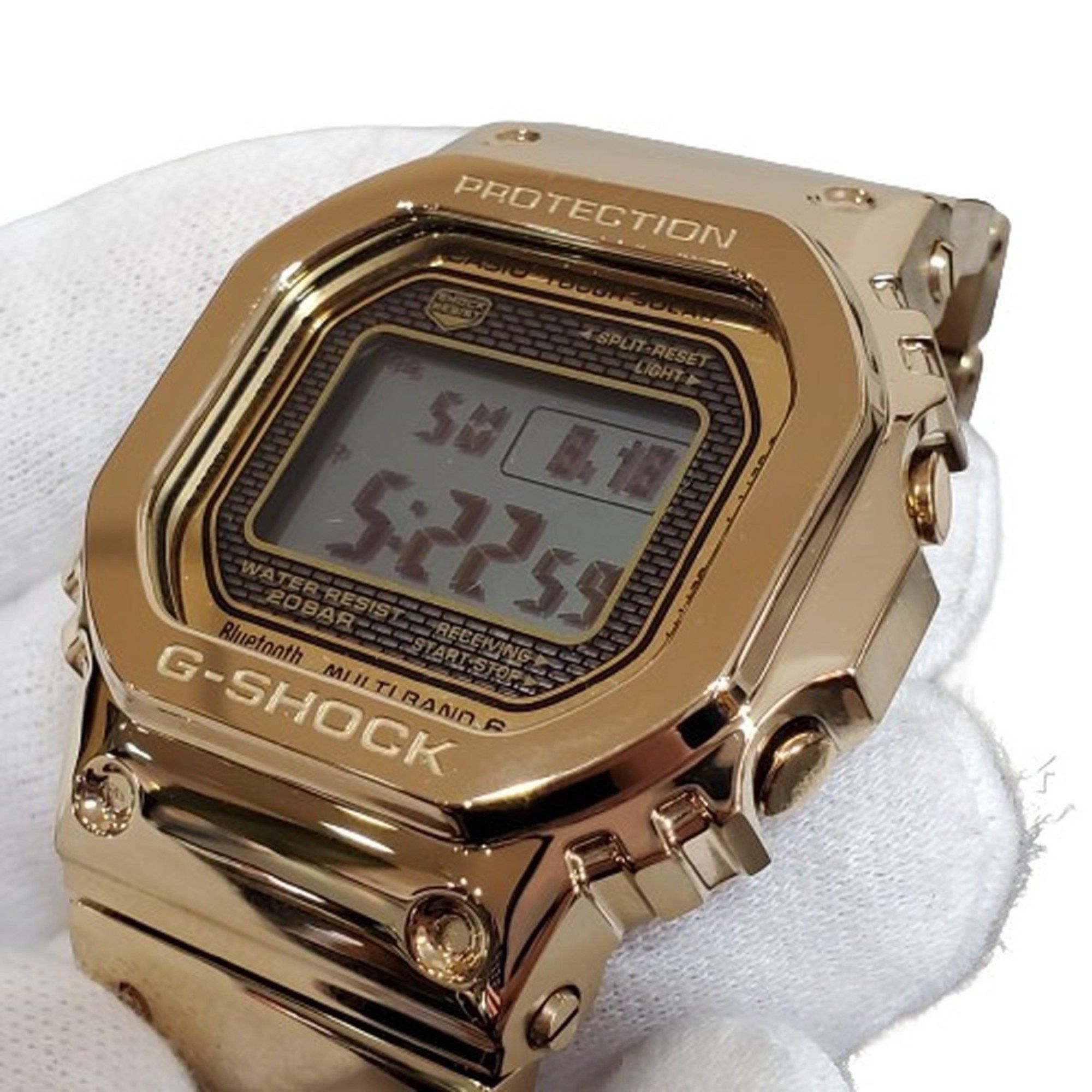 Casio G-SHOCK CASIO Watch GMW-B5000TFG-9JR 35th Anniversary 35TH ORIGIN Full Metal Gold Band Radio Solar Digital Bluetooth Compatible Men's Kaizuka Store Size ONE SIZE - 5 Thumbnail