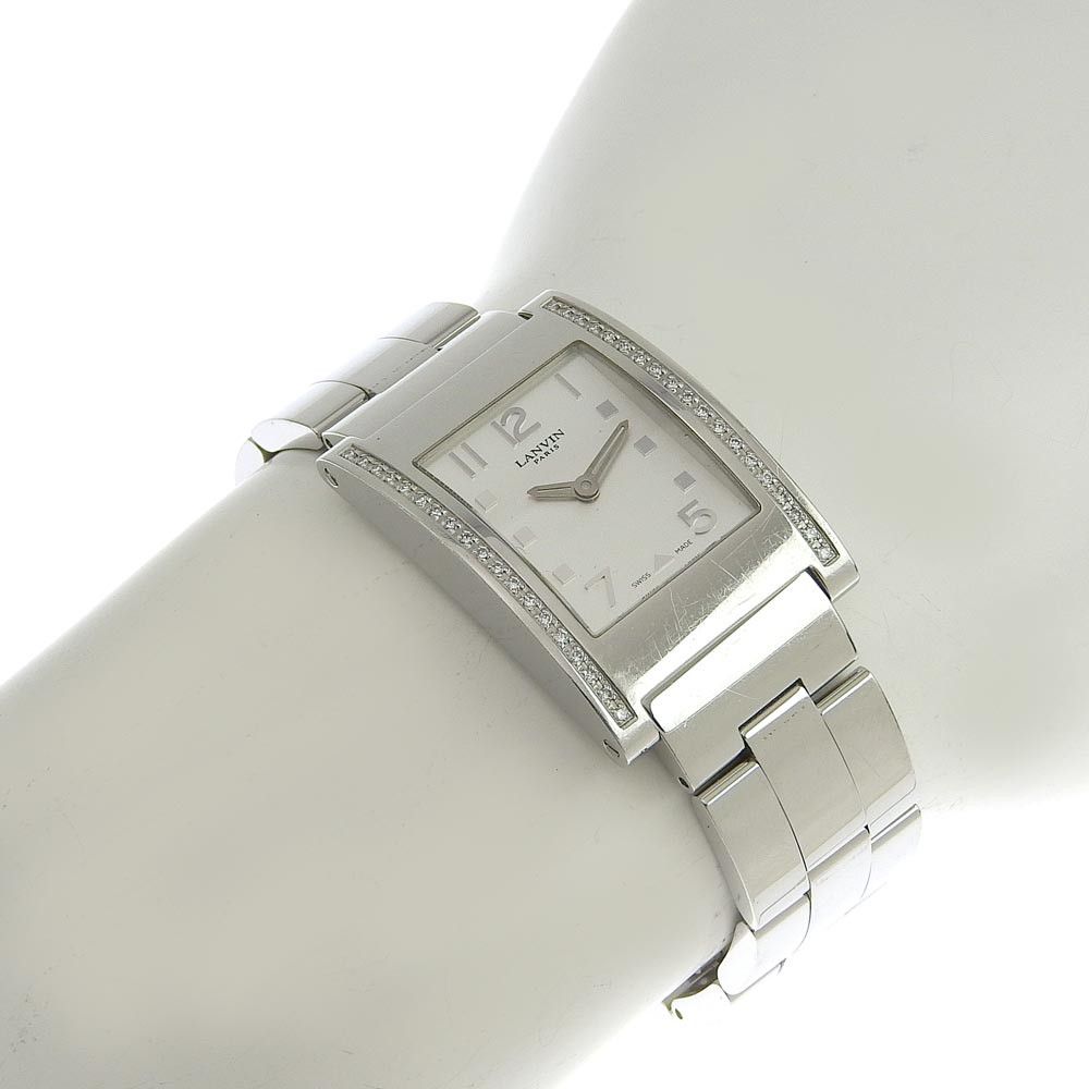 Other Other LANVIN Women's Quartz Watch Diamond Bezel FL1421S Metal Quartz FL1421S DUTY FREE for USA Size ONE SIZE - 9 Thumbnail